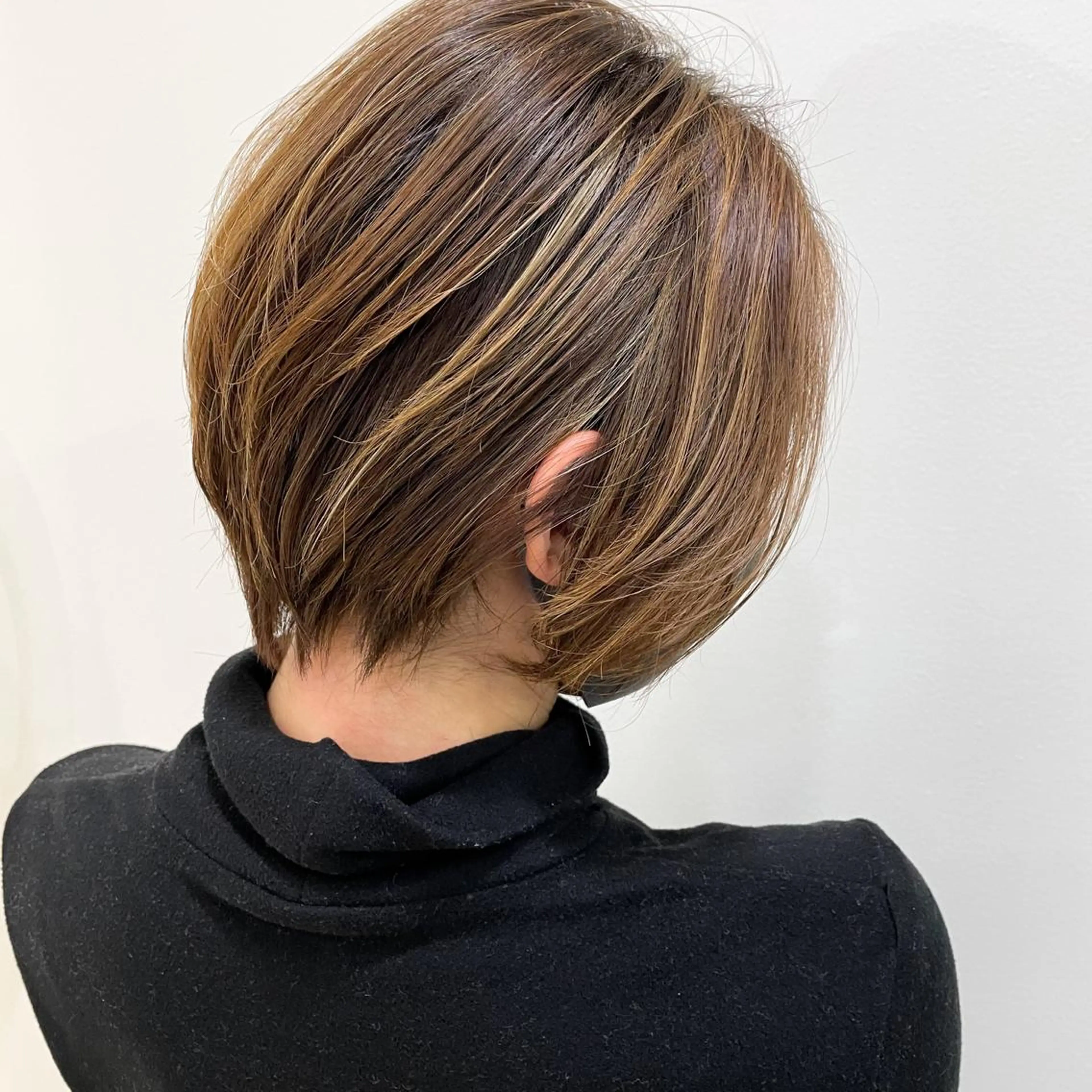 ショート カラー 縮毛矯正/髪質改善 /韓国風　山川春輝のヘアスタイル