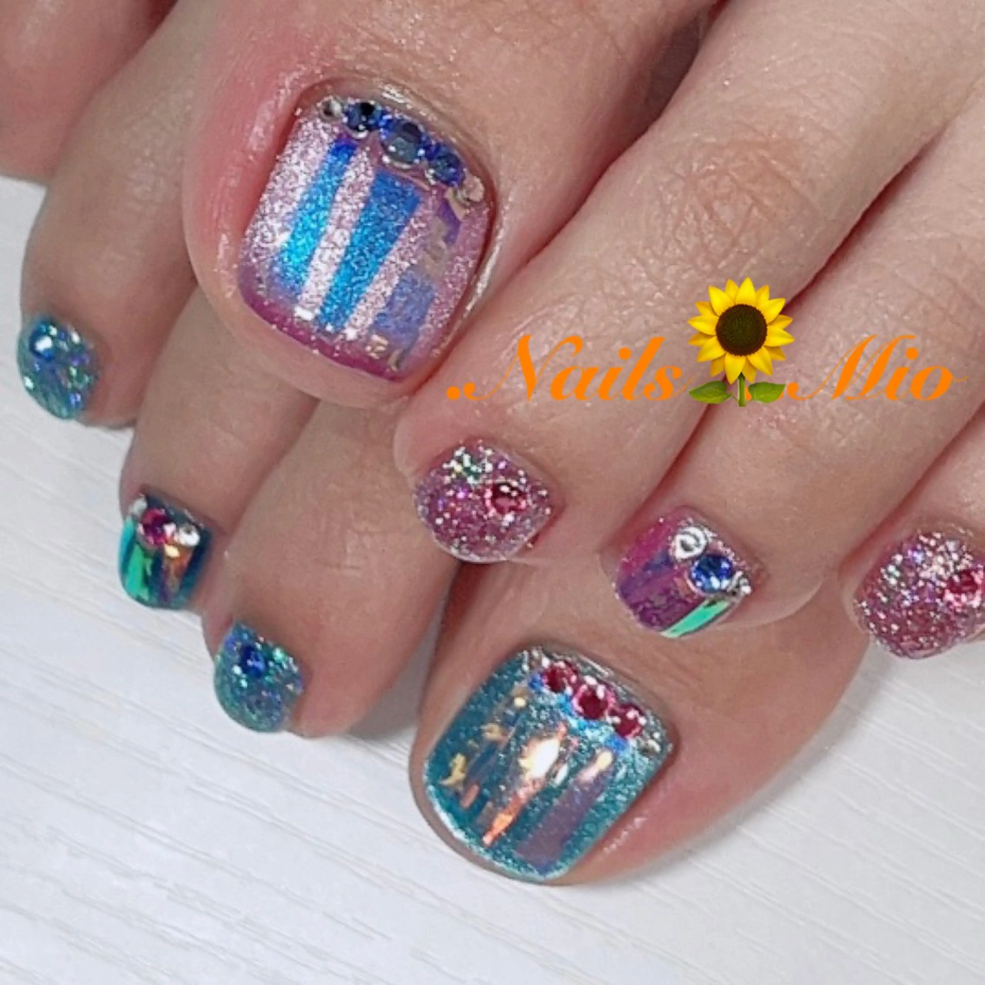 ネイル フットネイル .Nails Mio 赤羽西ネイルサロンのネイルデザイン