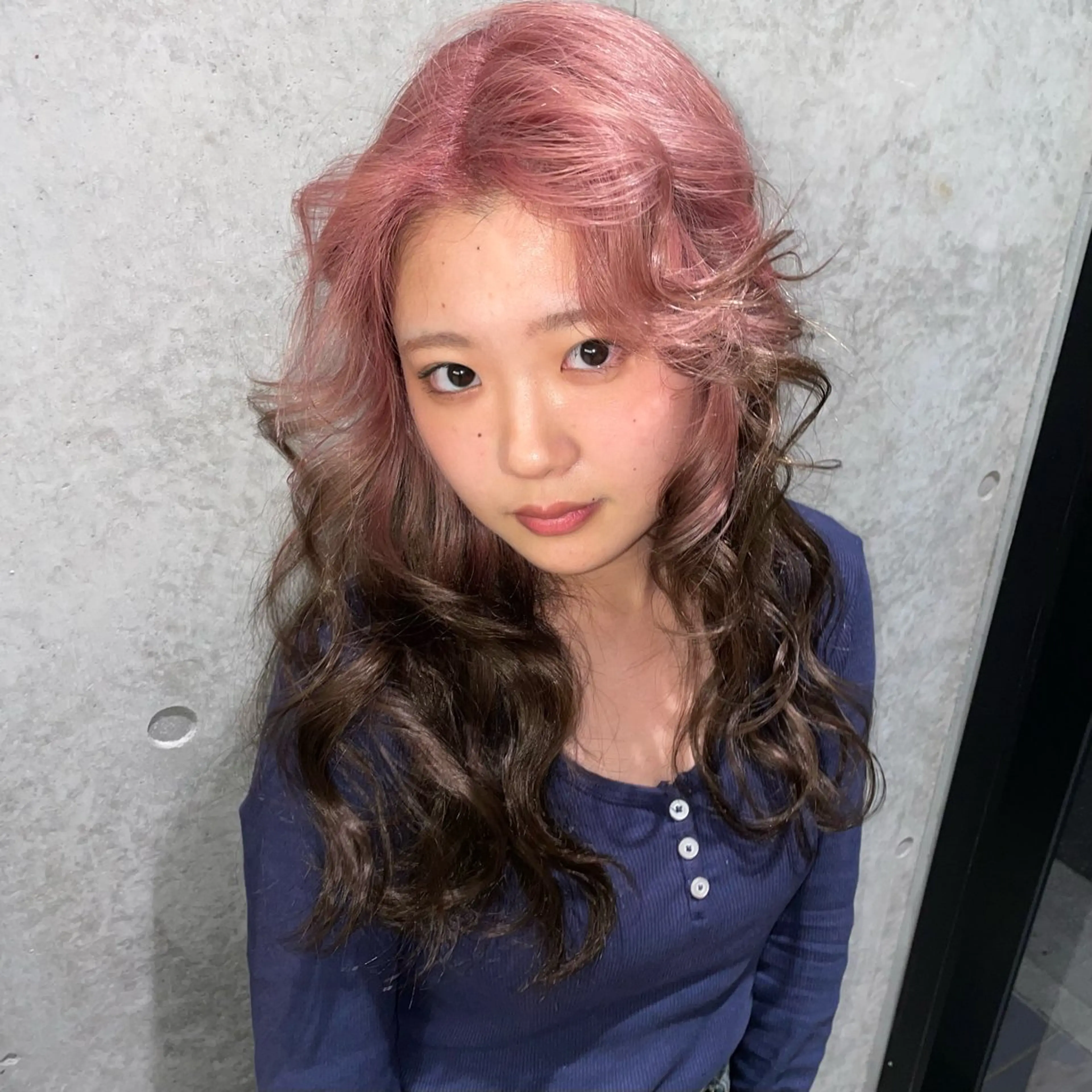セミロング カラー ヘアアレンジ カット ヘアカラー トリートメント Mizobe misakiのヘアスタイル