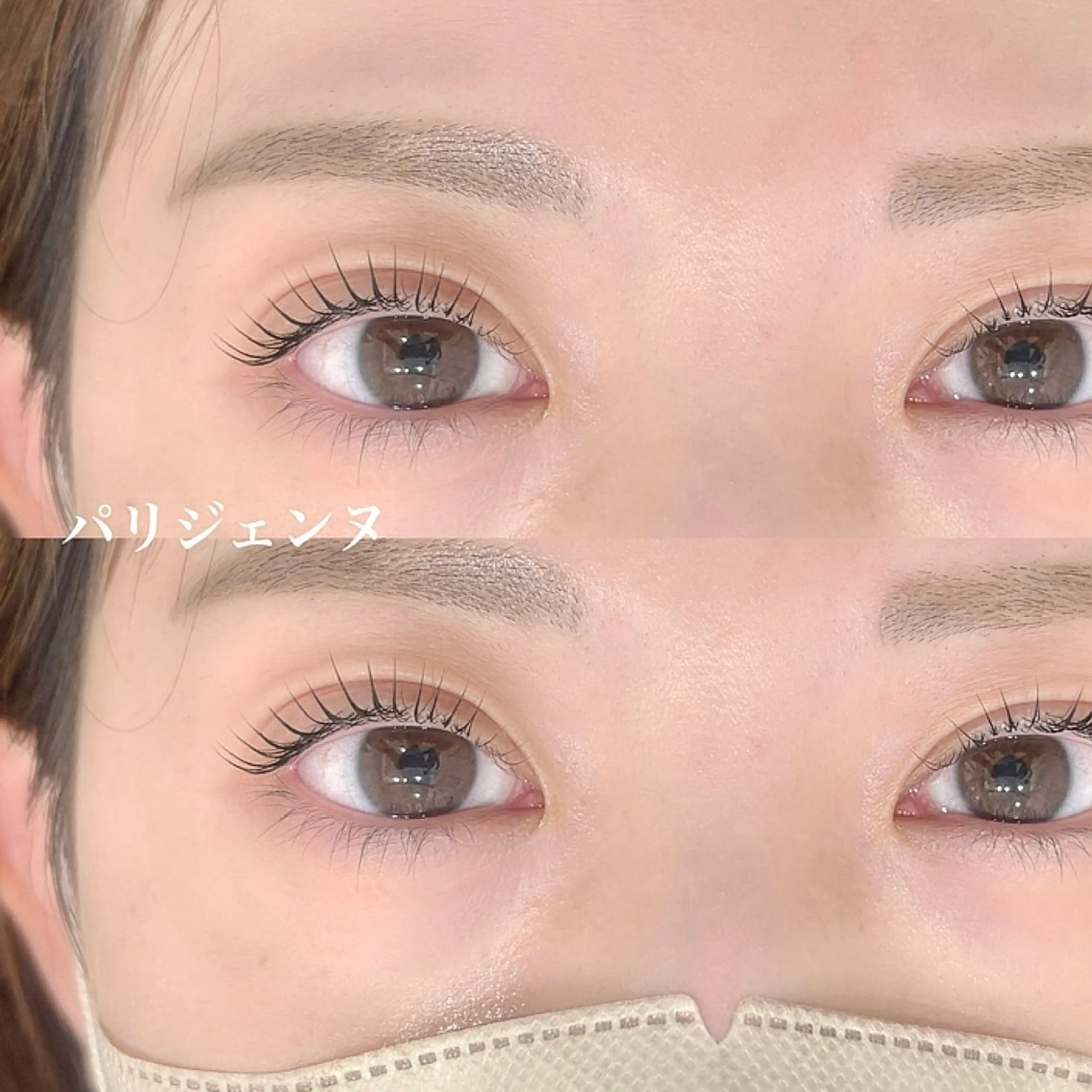 マツエク・マツパ パリジェンヌラッシュリフト BUNNYEYES RUMIのマツエク・マツパデザイン