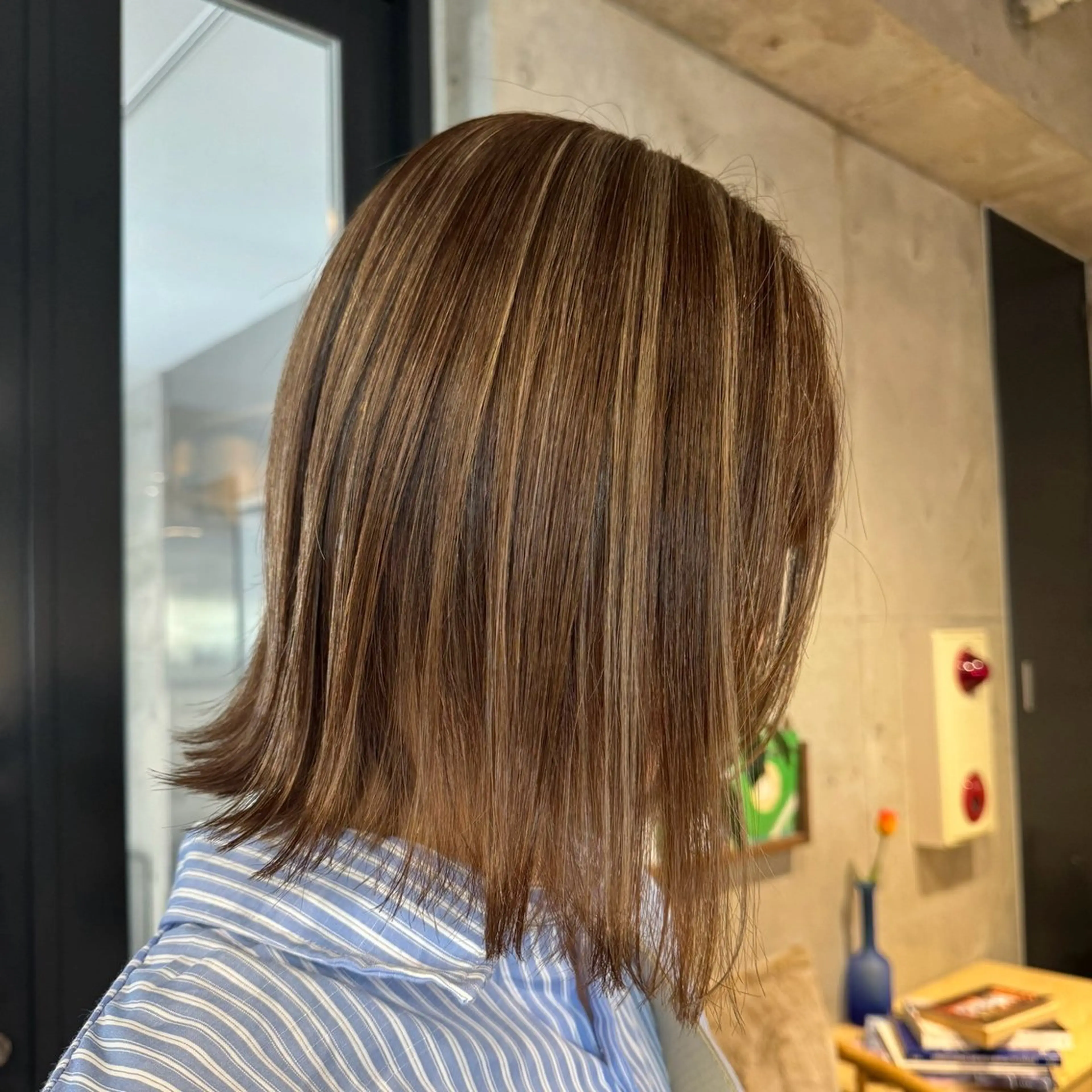 ショート ハイライト ヘアカラー 🍎ダブルカラー 🍎KUREA🍎のヘアスタイル