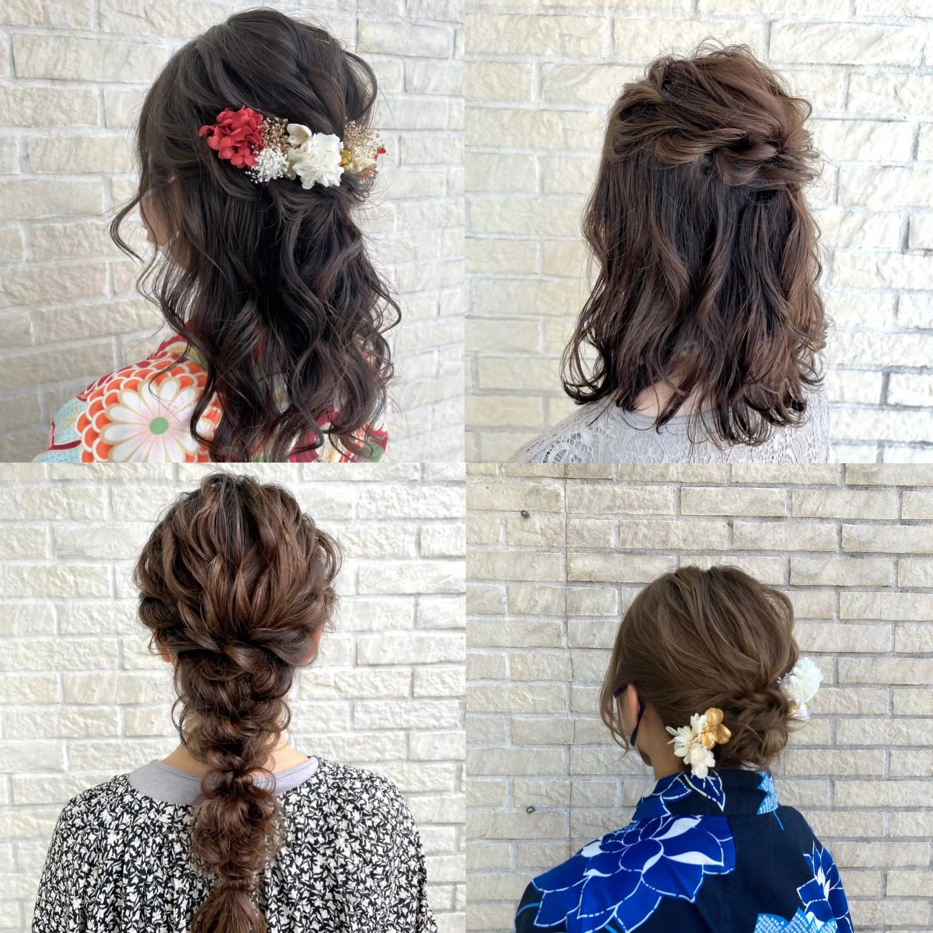 ヘアアレンジ 暗髪つや髪💫 岡本彩花のヘアスタイル