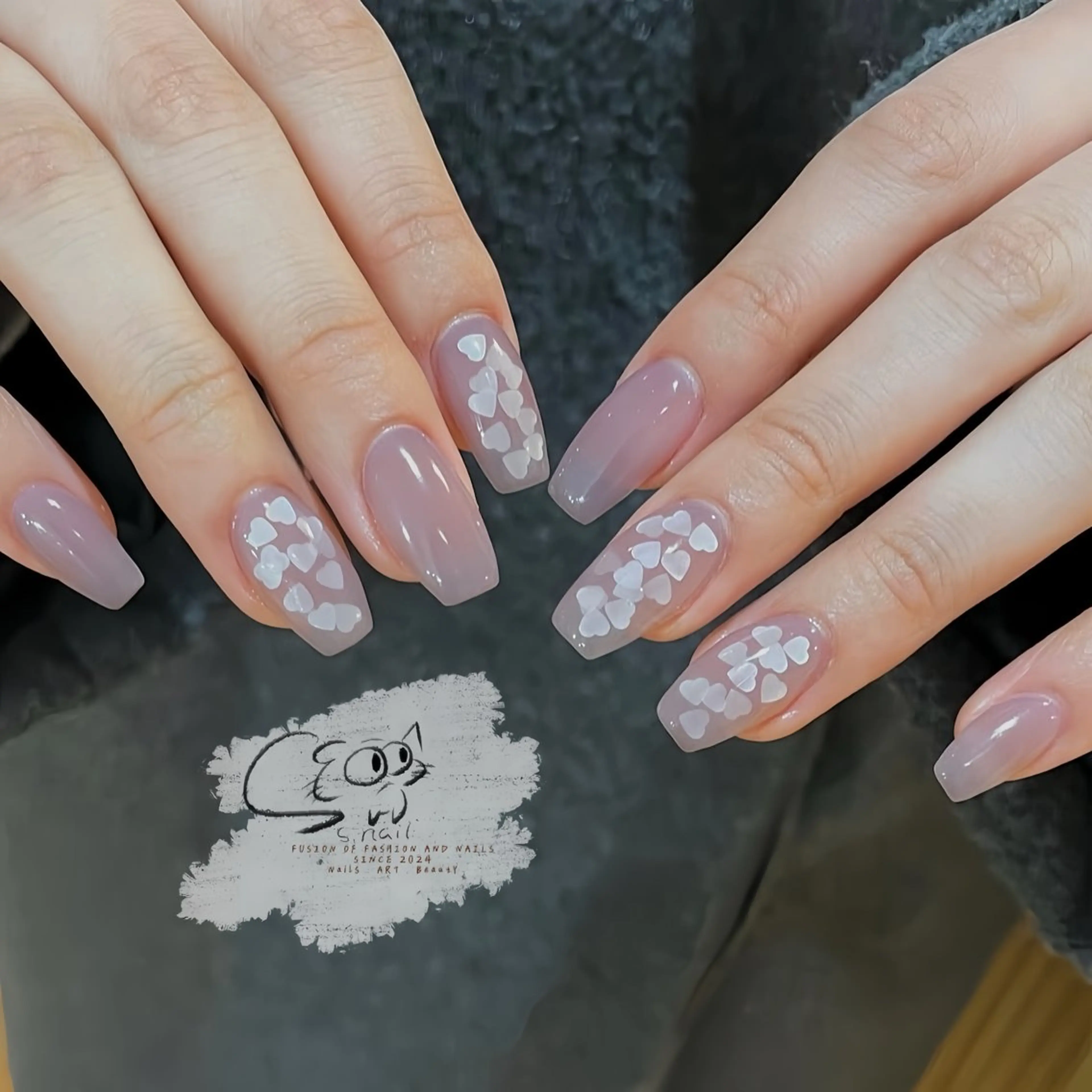 ネイル チークネイル フレンチネイル グラデーション マグネットネイル ワンカラーネイル ハンドネイル S.nail所属・S.nail _のネイルデザイン