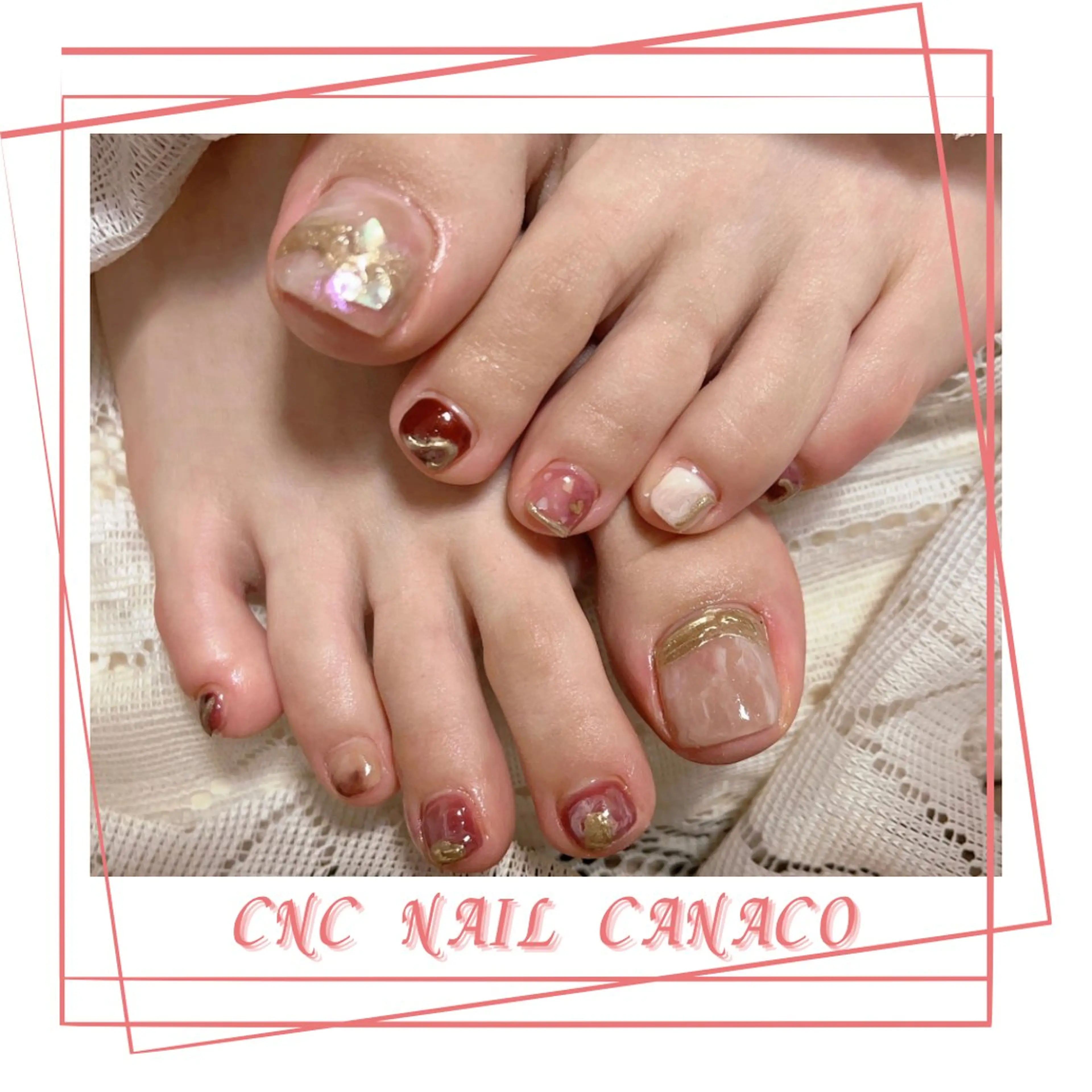 ネイル アートネイル フットネイル ジェルネイル メンズネイル 持ち込み Felice所属・ベテランネイル cnc  nailのネイルデザイン