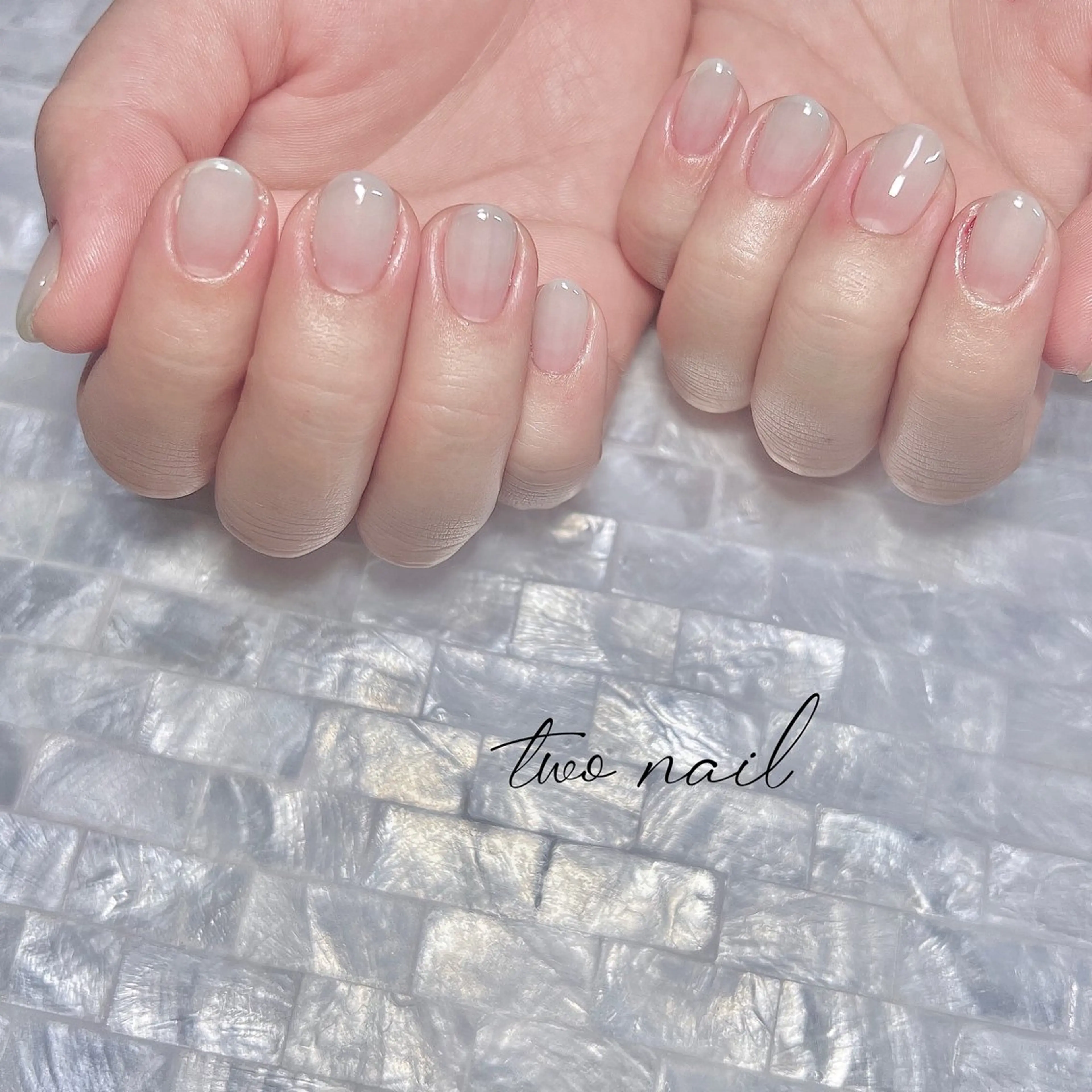 ネイル アートネイル フットネイル ハート ニュアンスネイル オフィスネイル ハンドネイル two nailのネイルデザイン