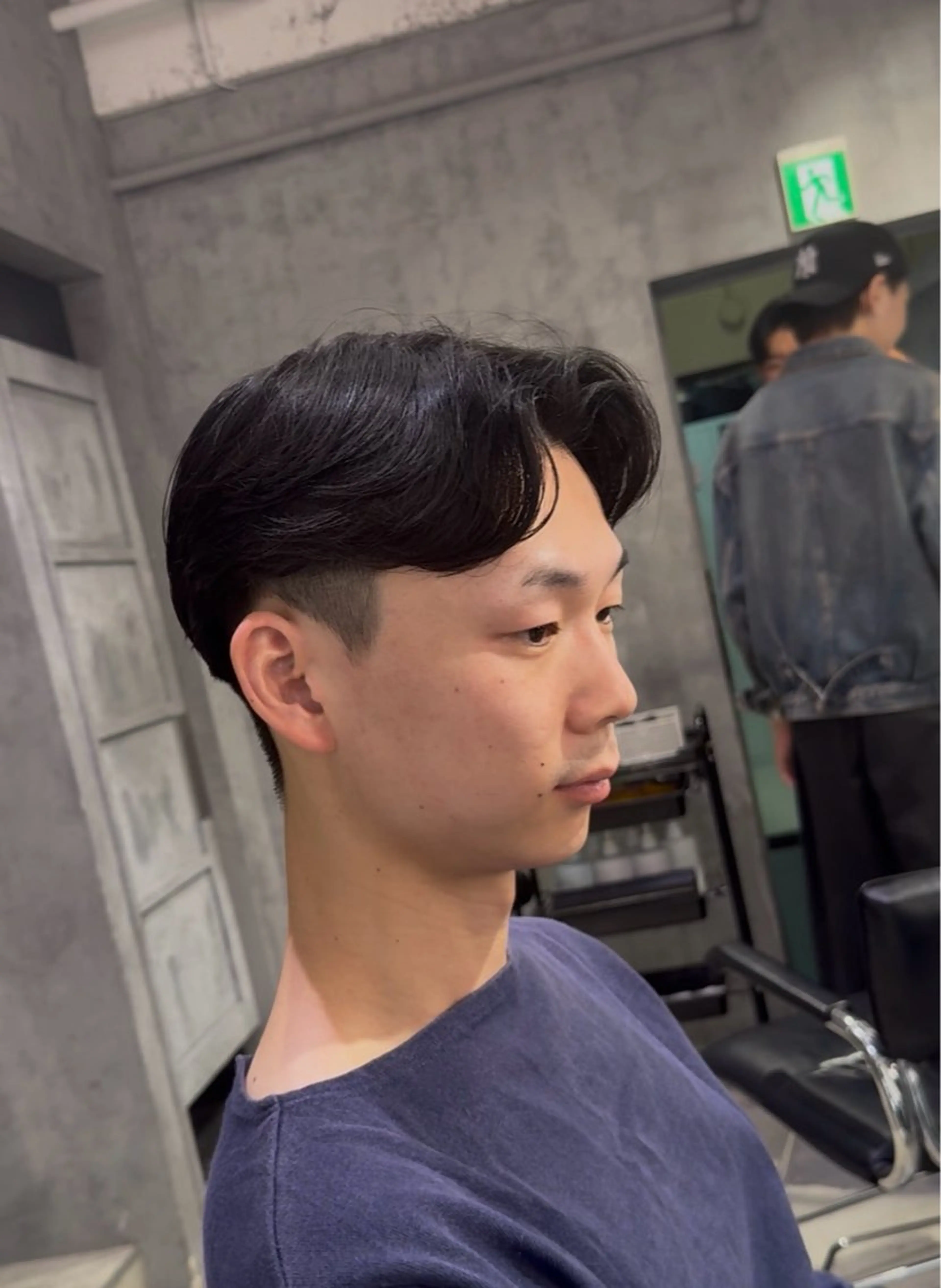 パーマ メンズ 刈り上げ 縮毛矯正 縮毛矯正 曲がる縮毛矯正/メン ズパーマ/シュントのヘアスタイル