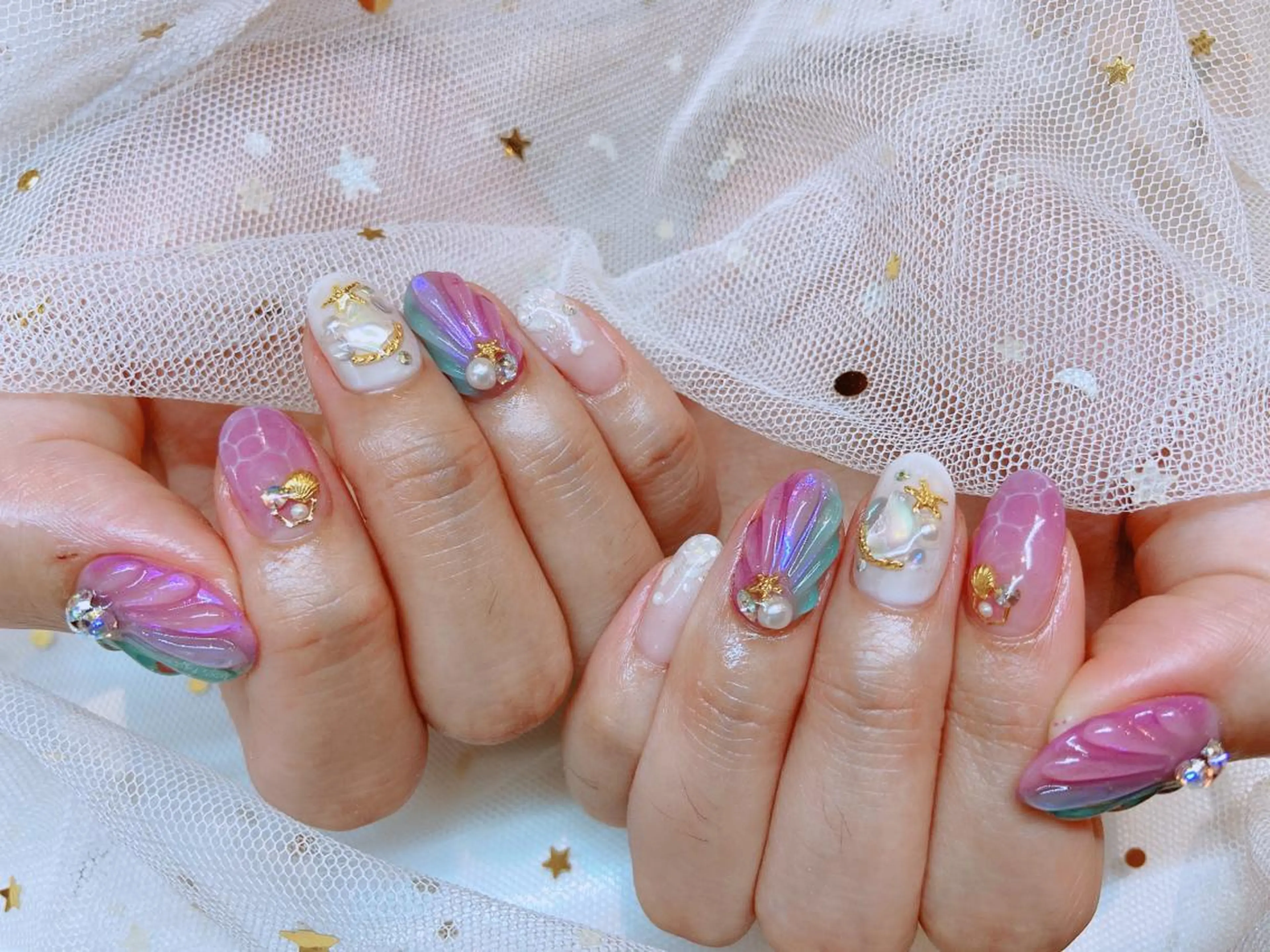 ネイル 長さだし専門店 M2　rikaのネイルデザイン