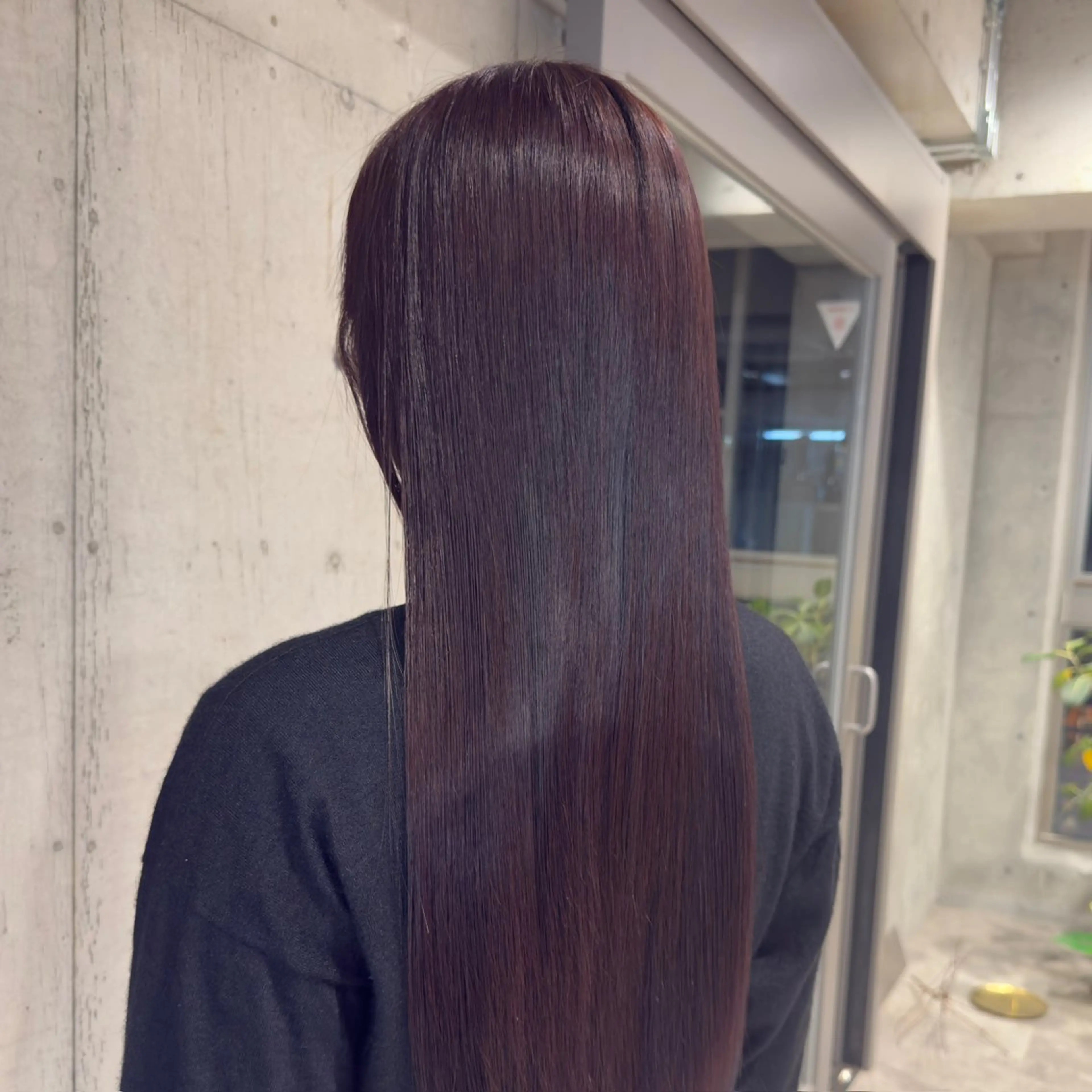 ロング カラー カット ヘアカラー トリートメント 透明感/血色カラー/ 似合せレイヤー/ゆいのヘアスタイル