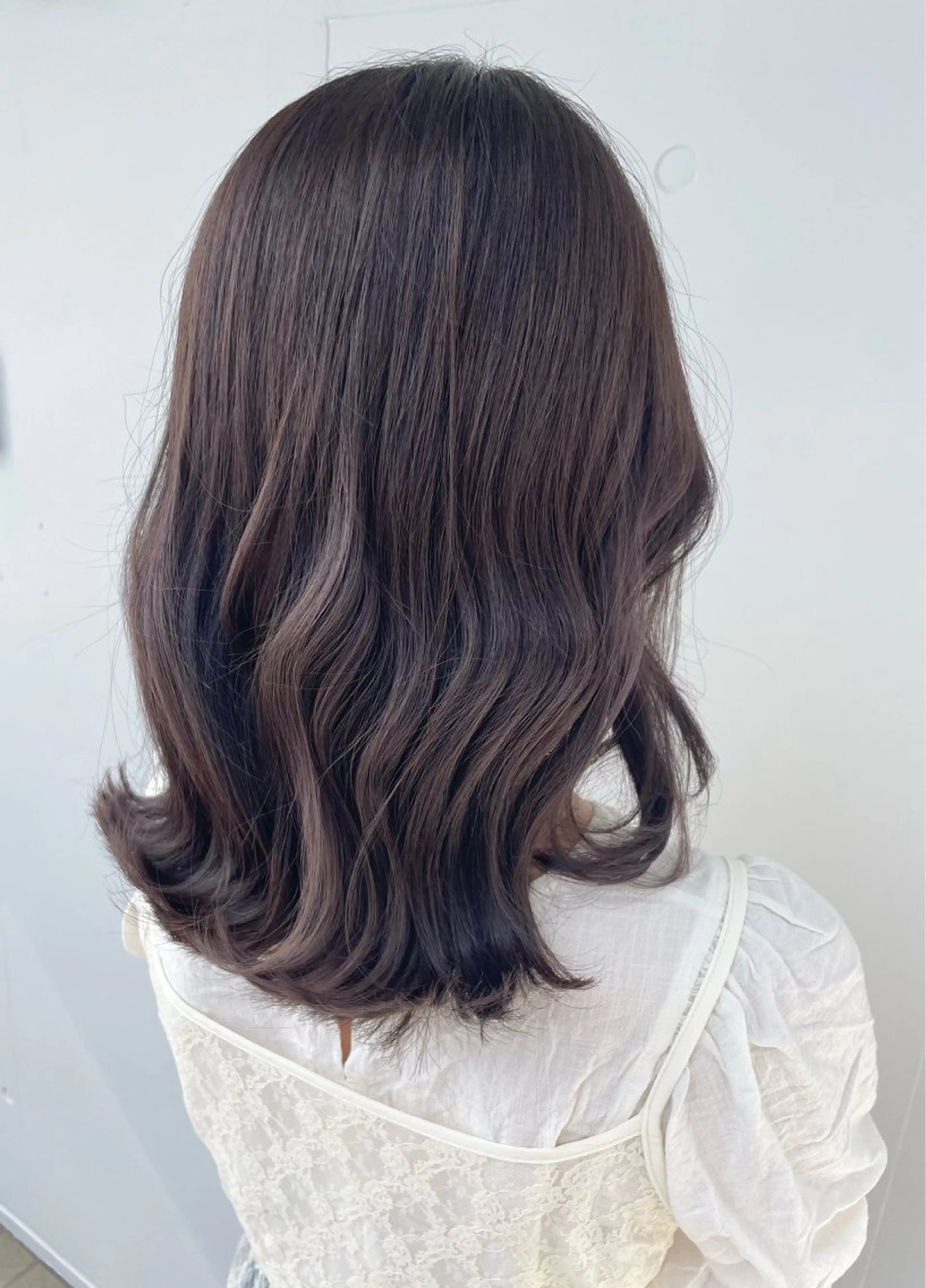 セミロング カラー 🤍透明感カラー ソメヤナナ 🤍のヘアスタイル