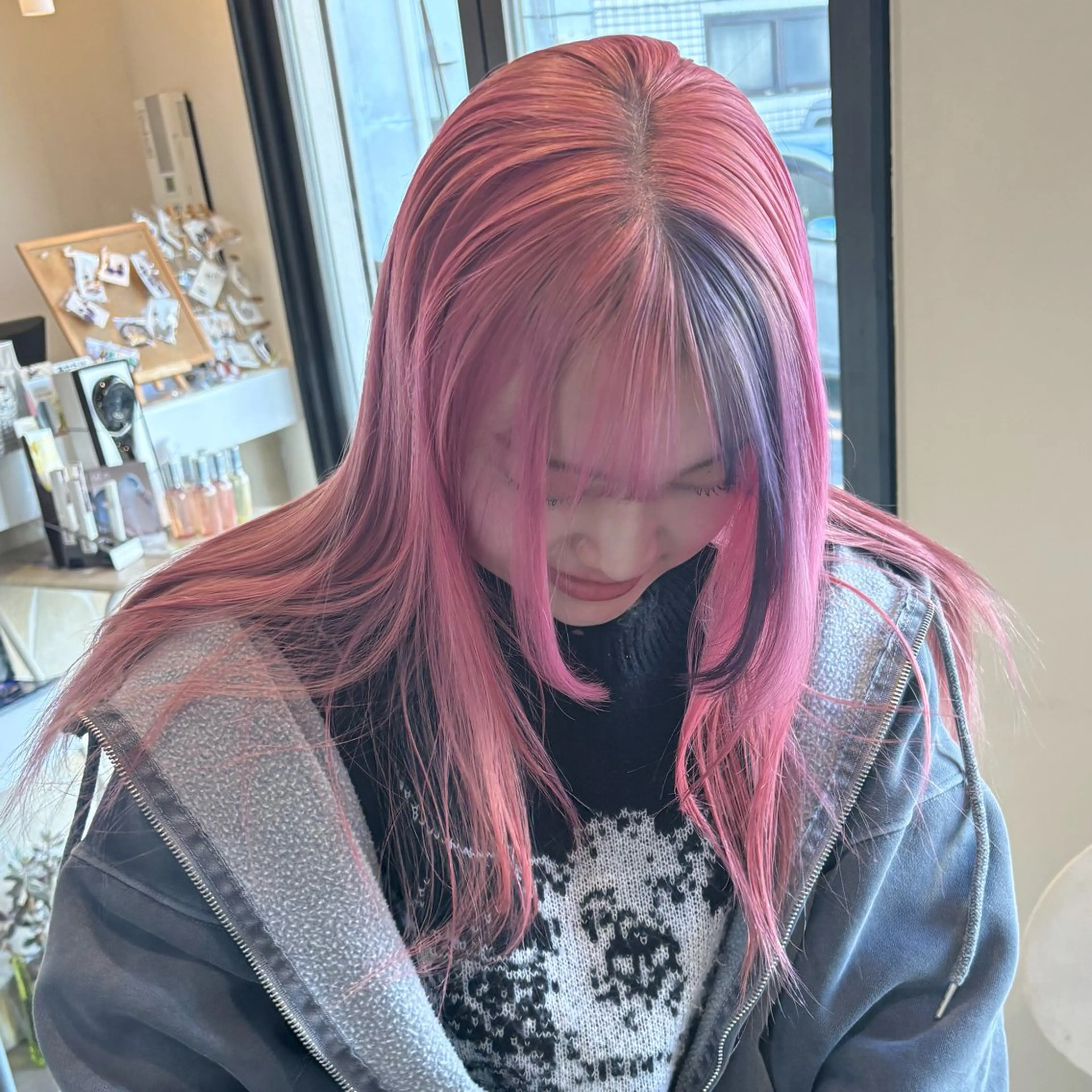 ロング ヘアカラー 🎀ハイトーン/ 艶カラー/夕月🎀のヘアスタイル