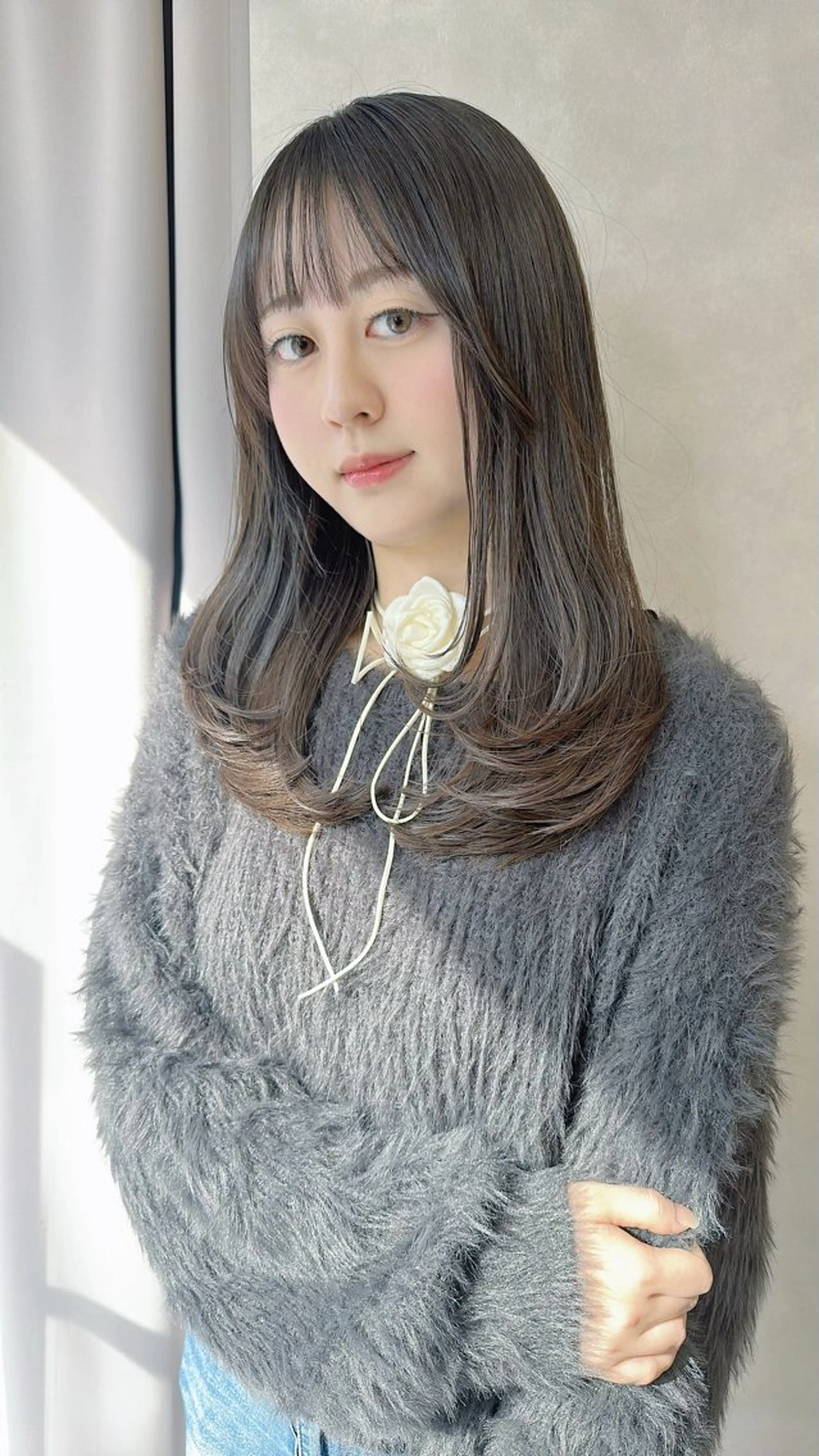 セミロング カット ヘアカラー ノンダメージ 🥑mikubanのヘアスタイル