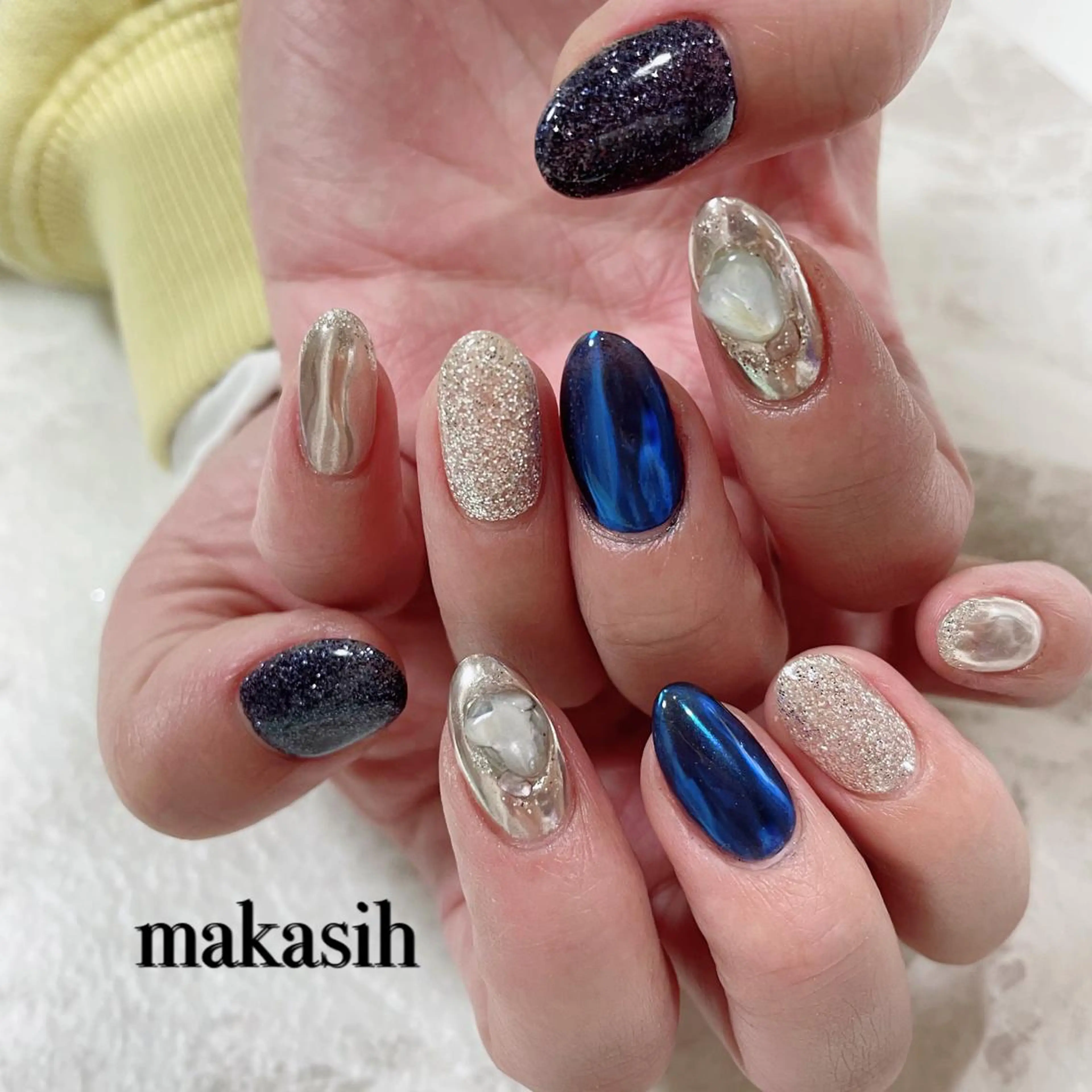 ネイル ミラーネイル 濱田 美菜子のエステ・リラクイメージ