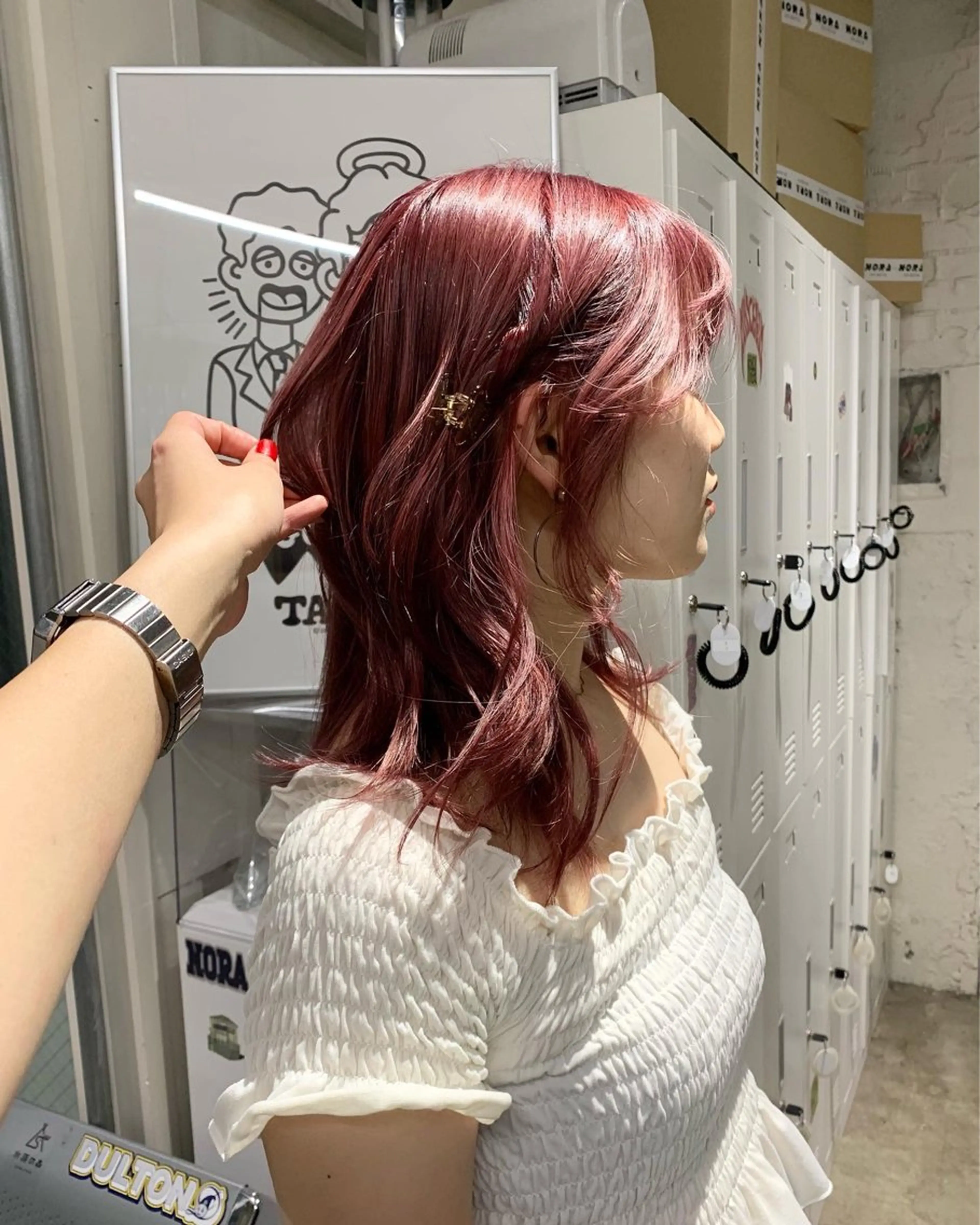 ロング カラー ハッシュカット/ MAYAのヘアスタイル