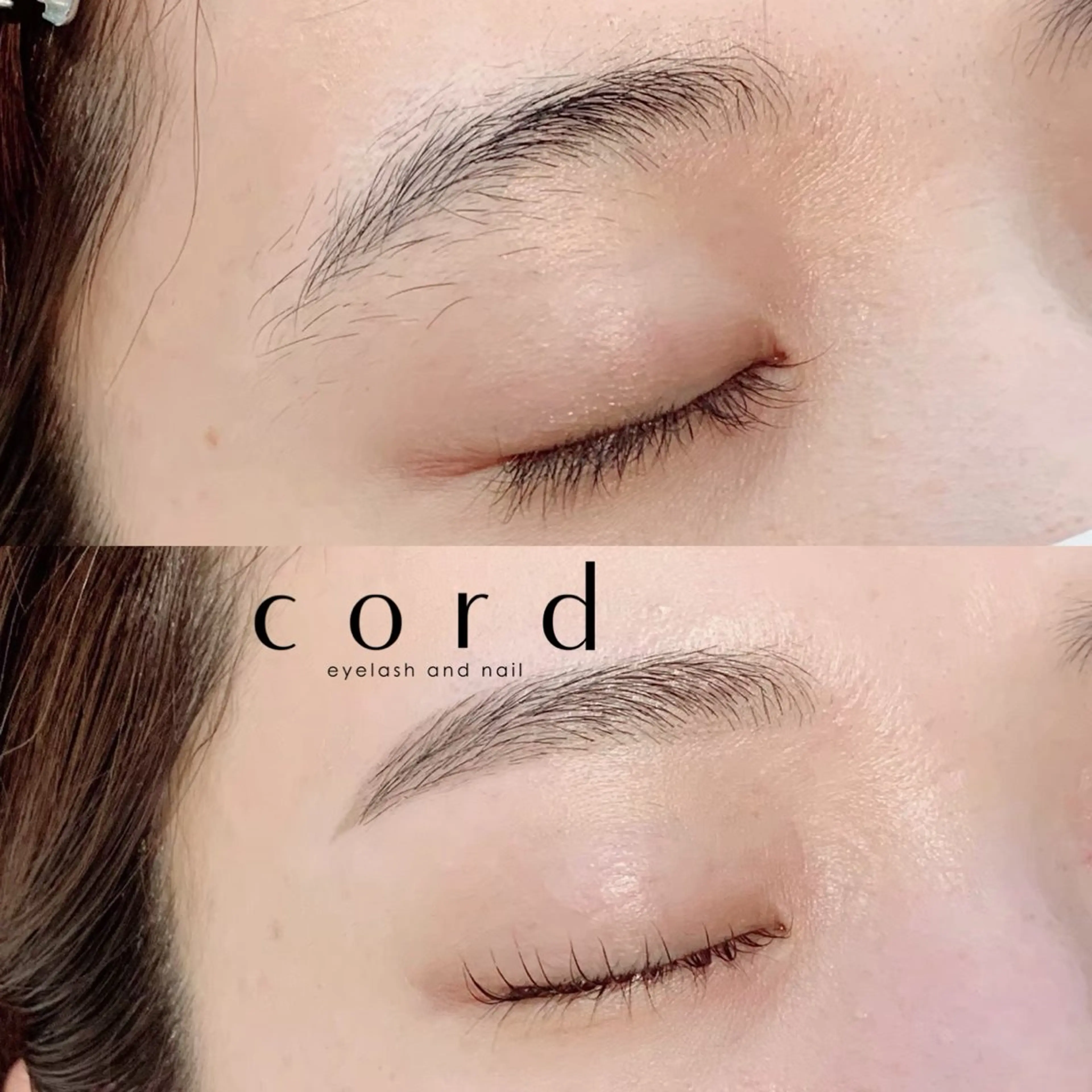 《黄金比》アイブロウスタイリング（ワックス1回）※10分前来店必須の写真