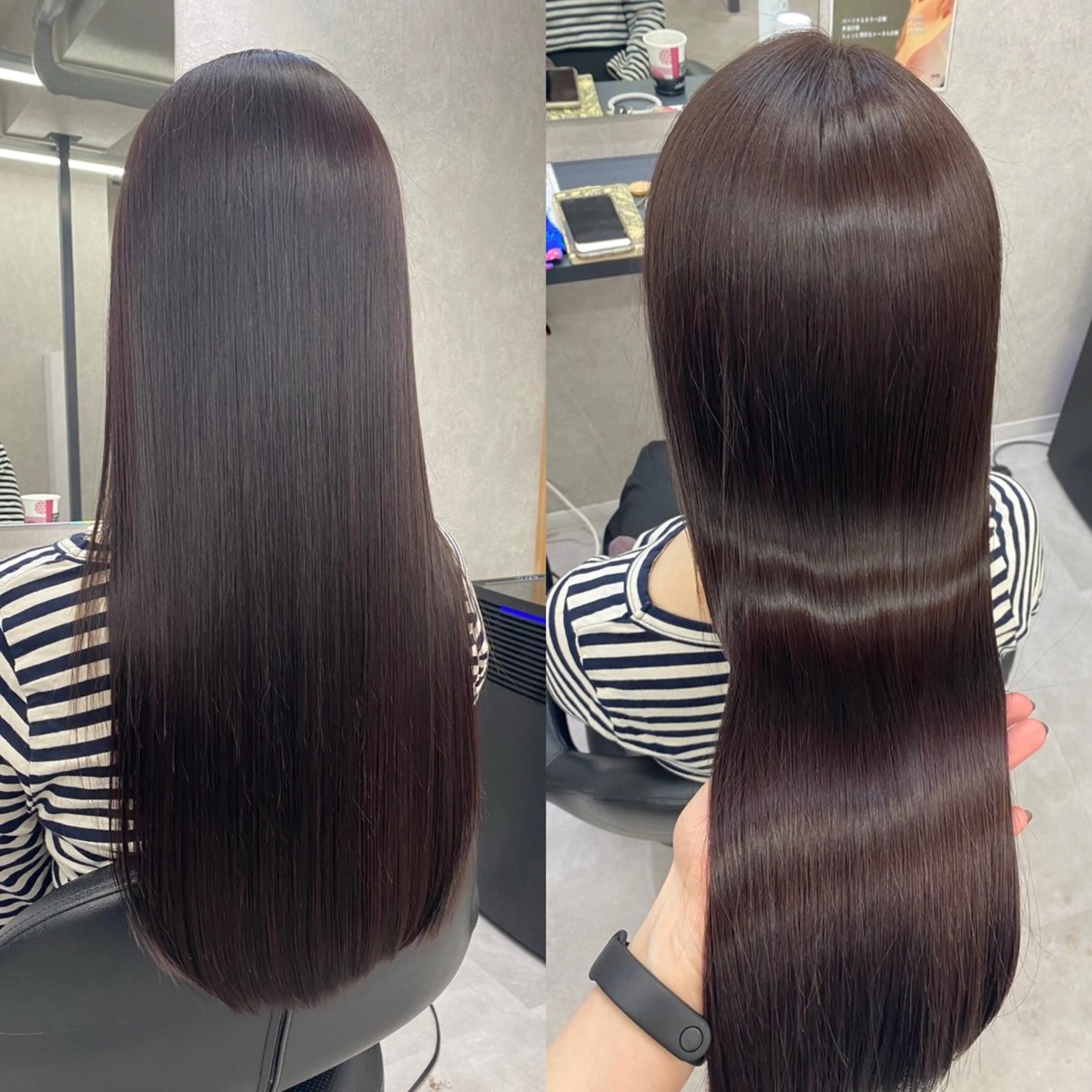 ロング 【透明感カラー‎✨】 中島日菜のヘアスタイル