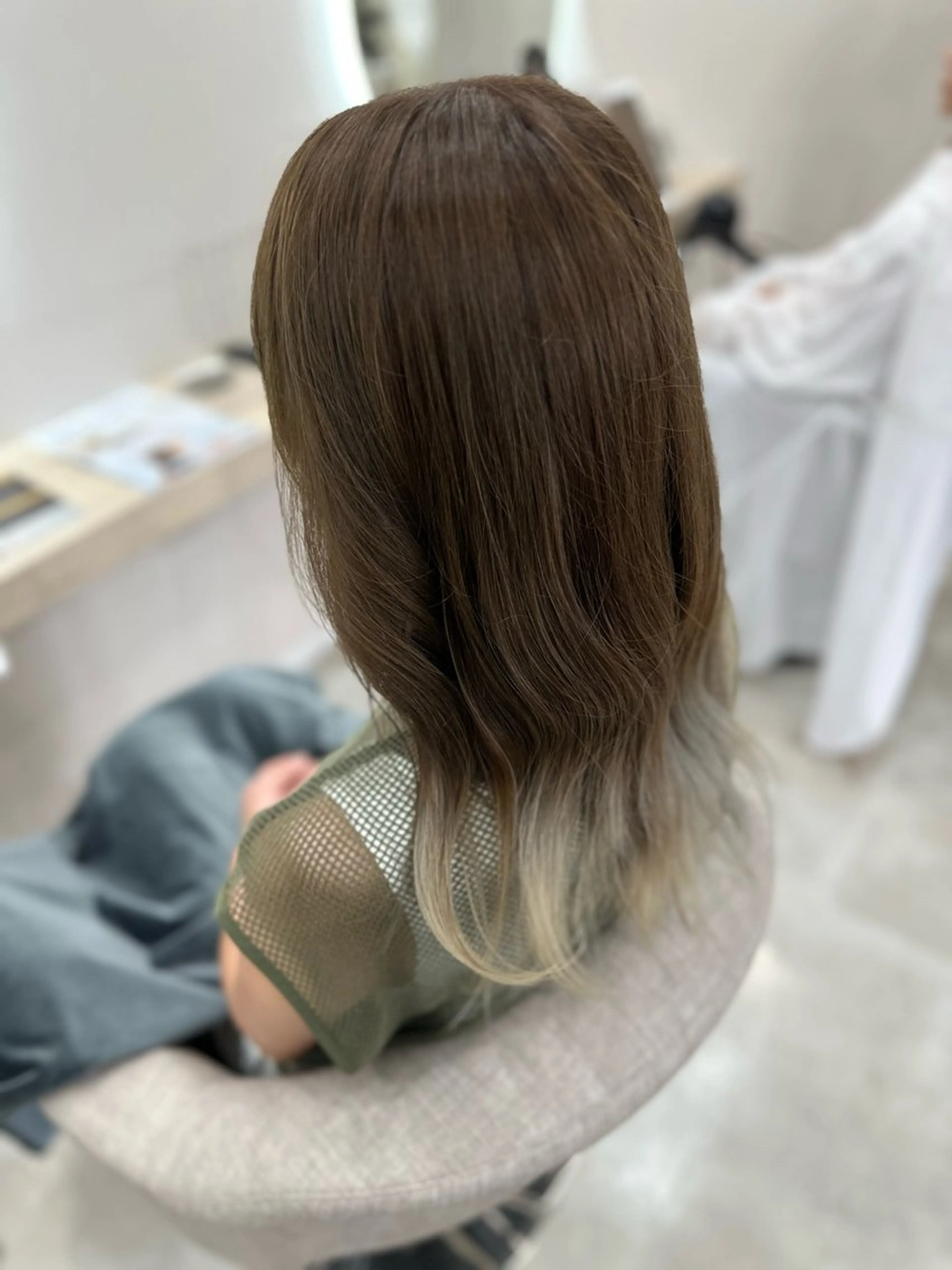 セミロング カラー グラデーションカラー 透明感カラー/韓国風 /髪質改善/ゴトウのヘアスタイル