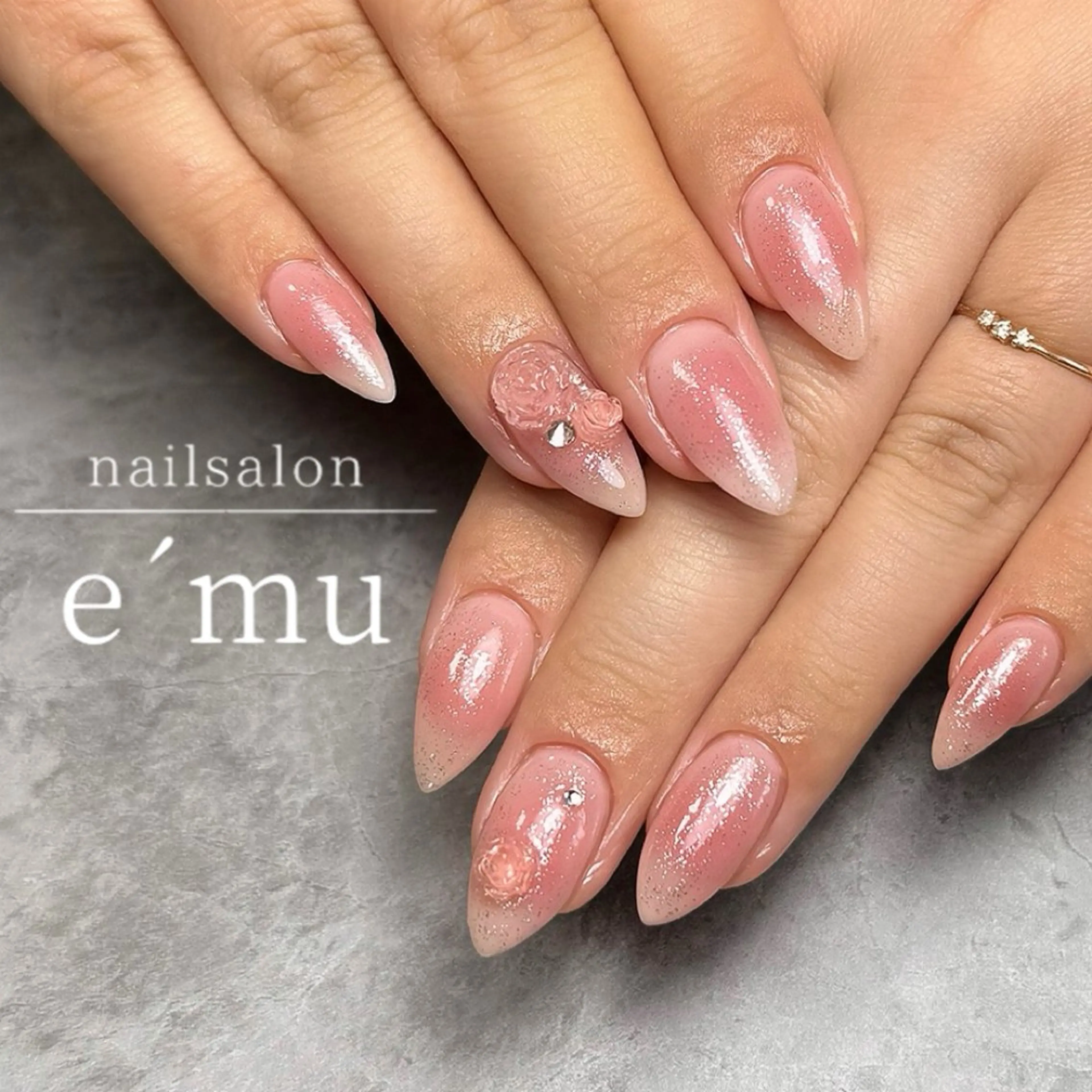 ネイル ハンドネイル nailsalon e´muのネイルデザイン