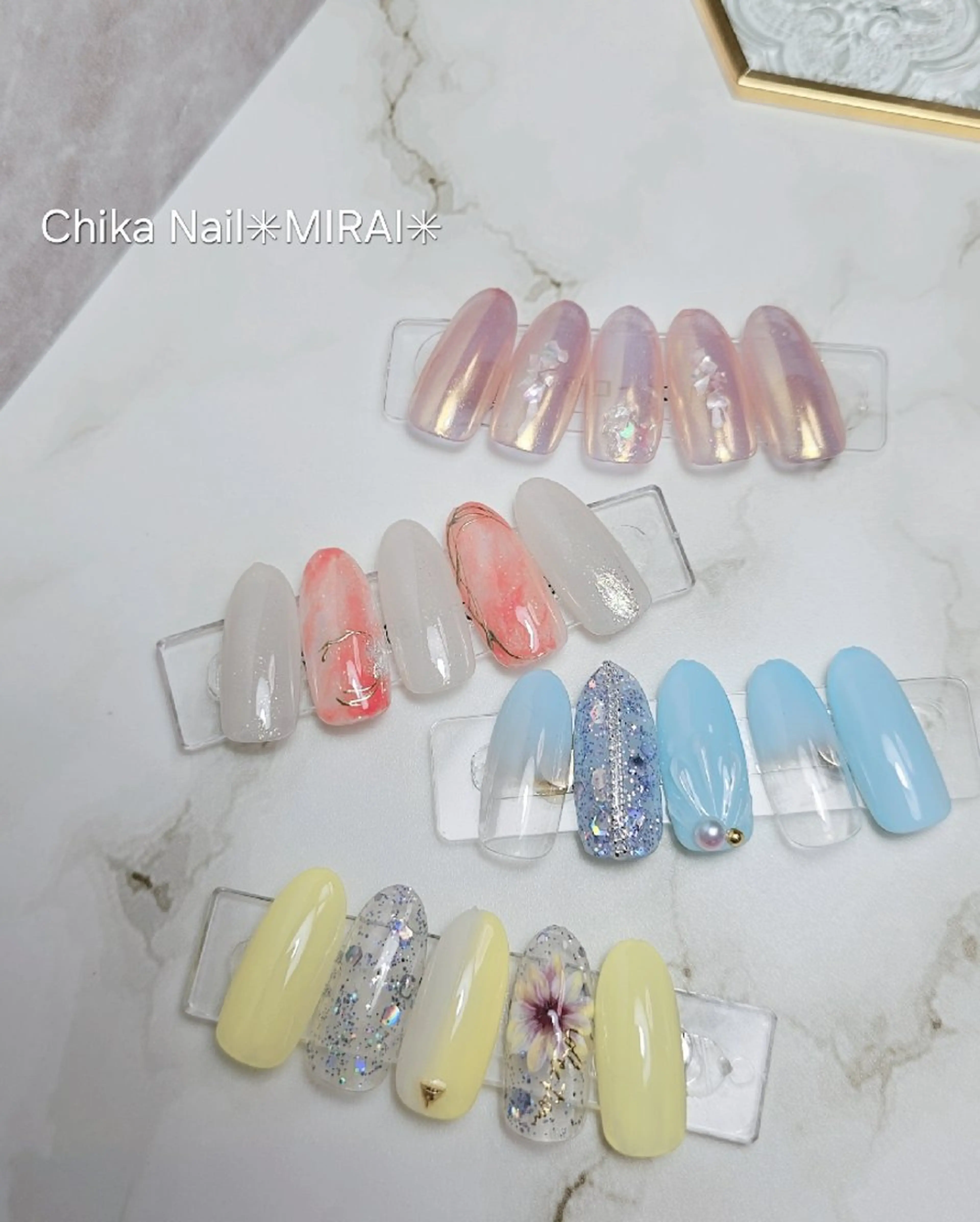 ネイル アートネイル シンプルネイル Chika  Nail MIRAIのネイルデザイン
