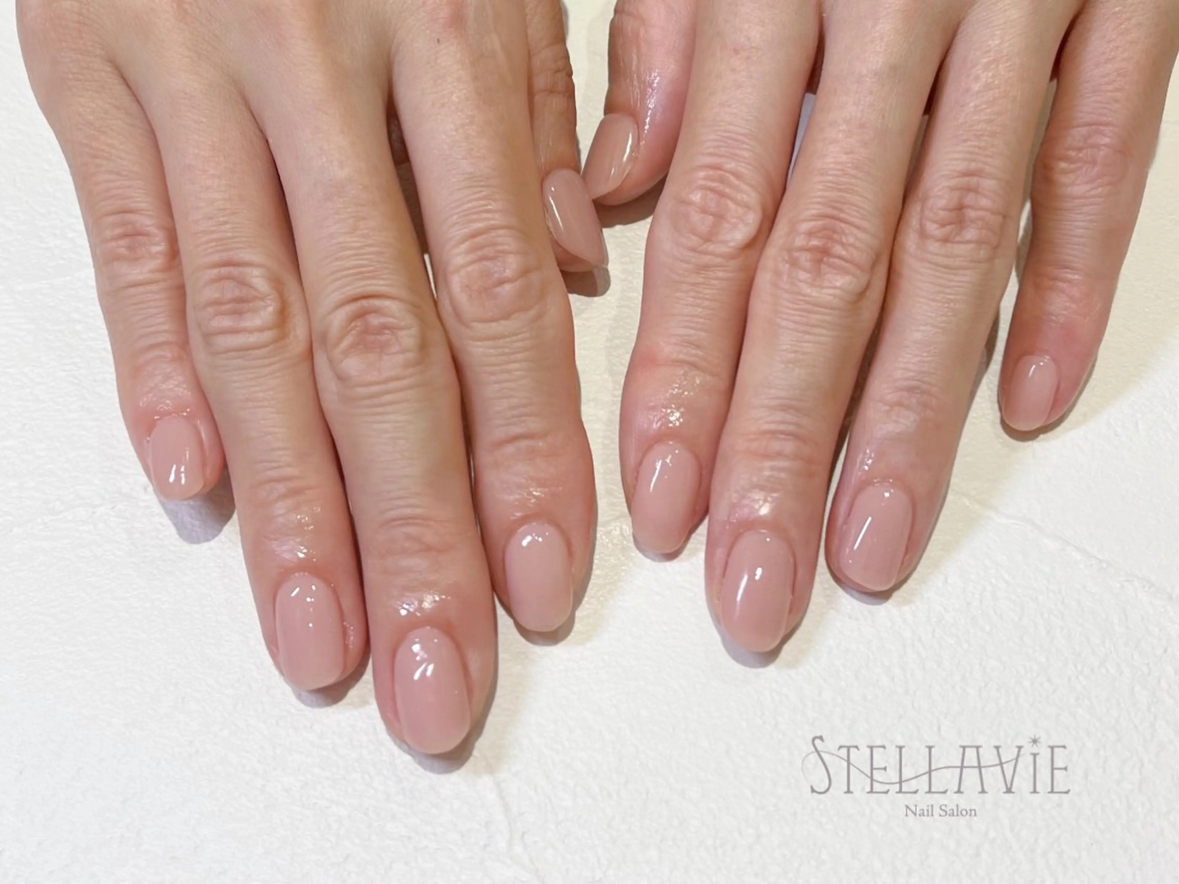 ネイル ジェルネイル ワンカラーネイル Stellavie Kashimaのネイルデザイン