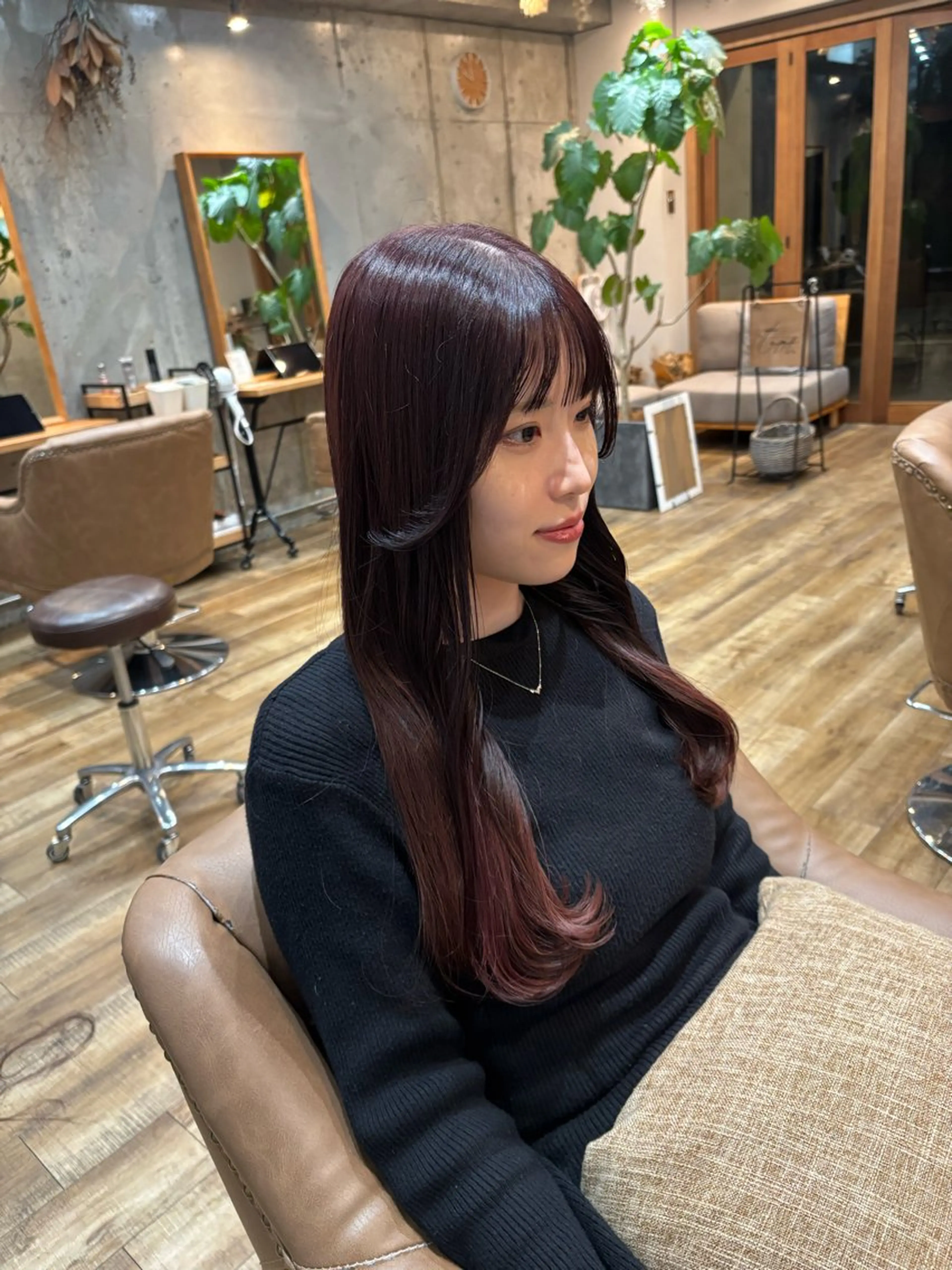 ロング カット ヘアカラー ♡モデル様大募集 FUU♡のヘアスタイル