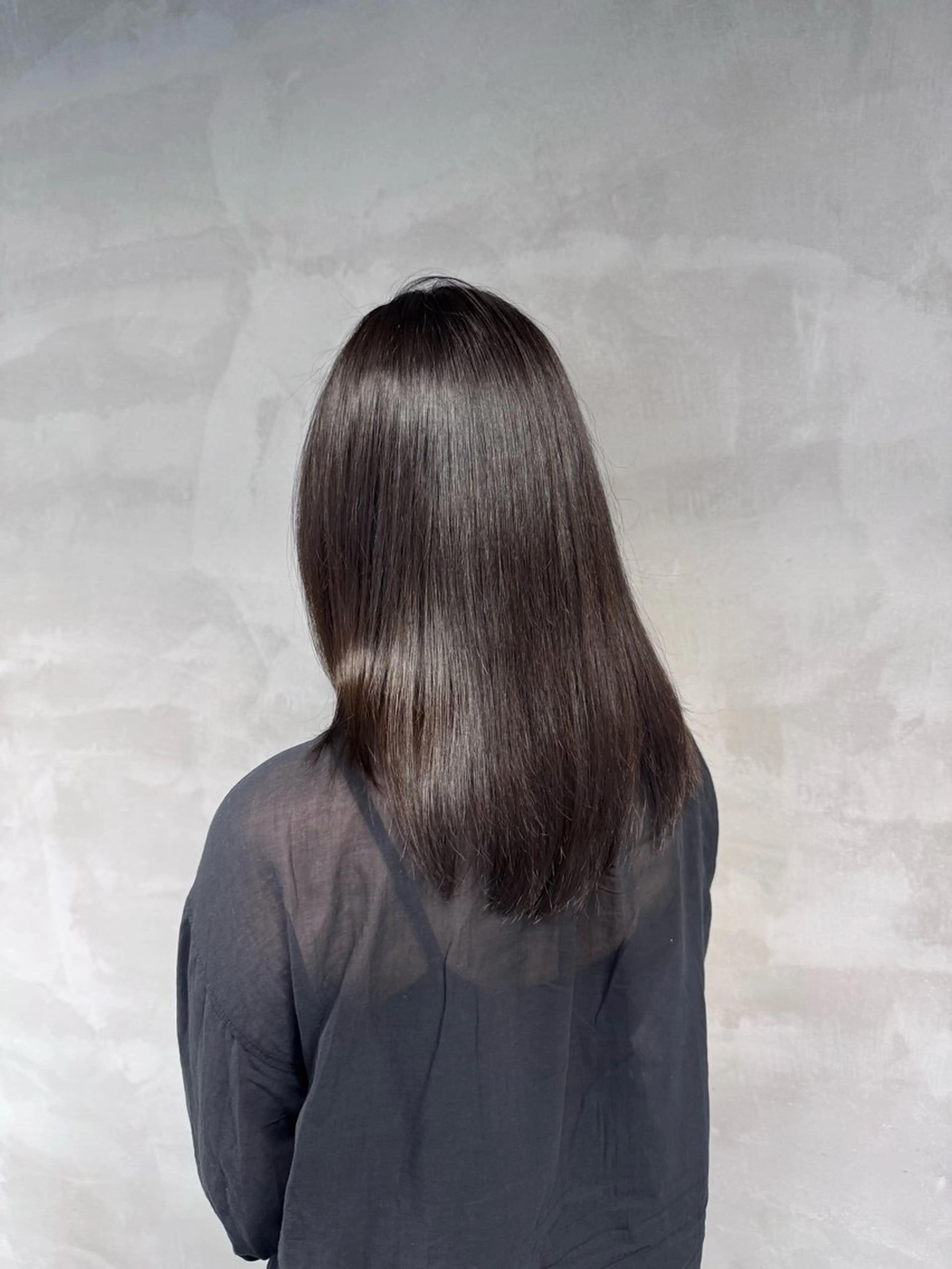 セミロング カット 縮毛矯正 トリートメント 艶髪/髪質改善/ MONSO山本のヘアスタイル