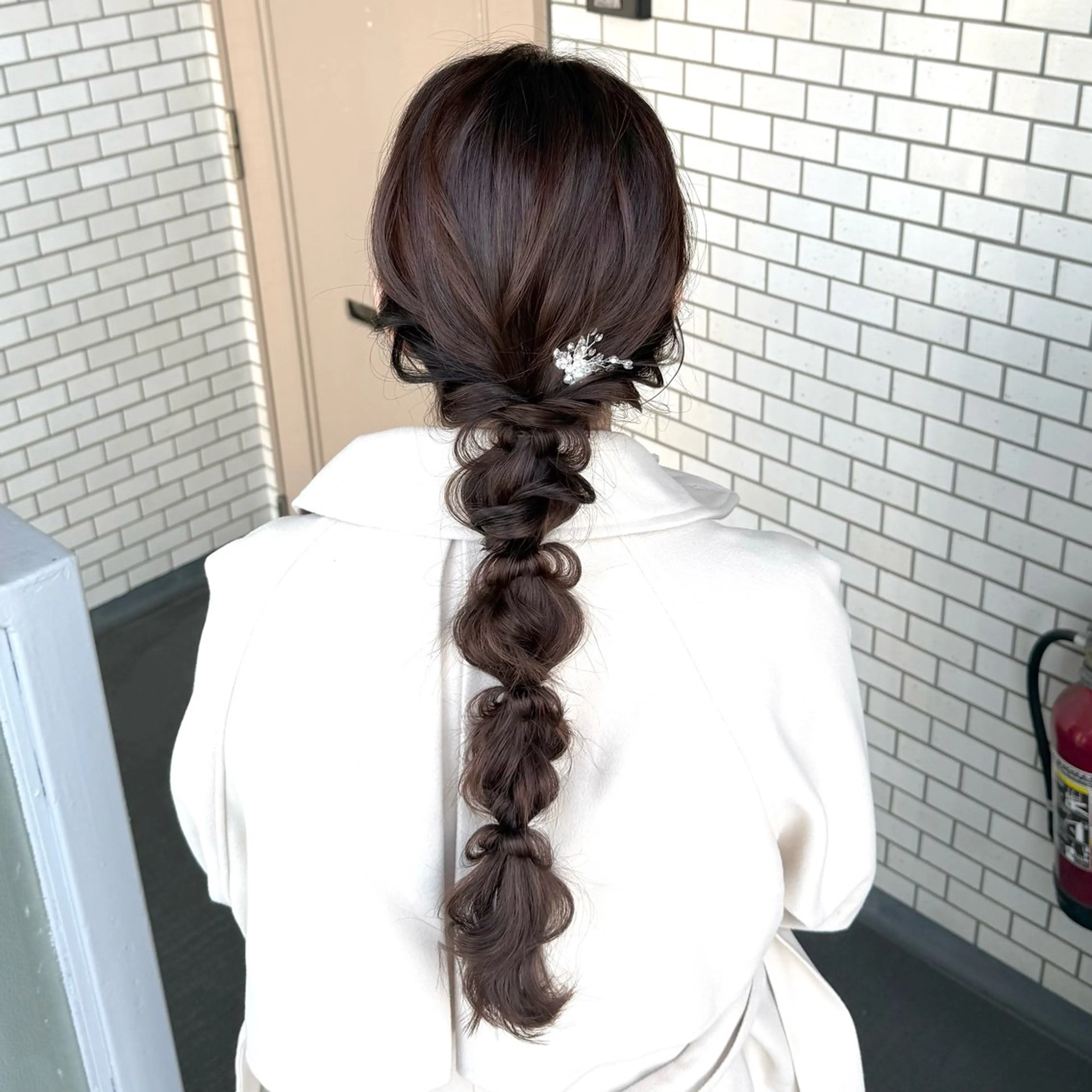ロング ヘアアレンジ 成人式 ハーフアップ 結婚式・ブライダル デート 卒業式のヘアスタイル ヘアセット 褒められヘアメイク /‎ボブ女子🐶みおのその他イメージ