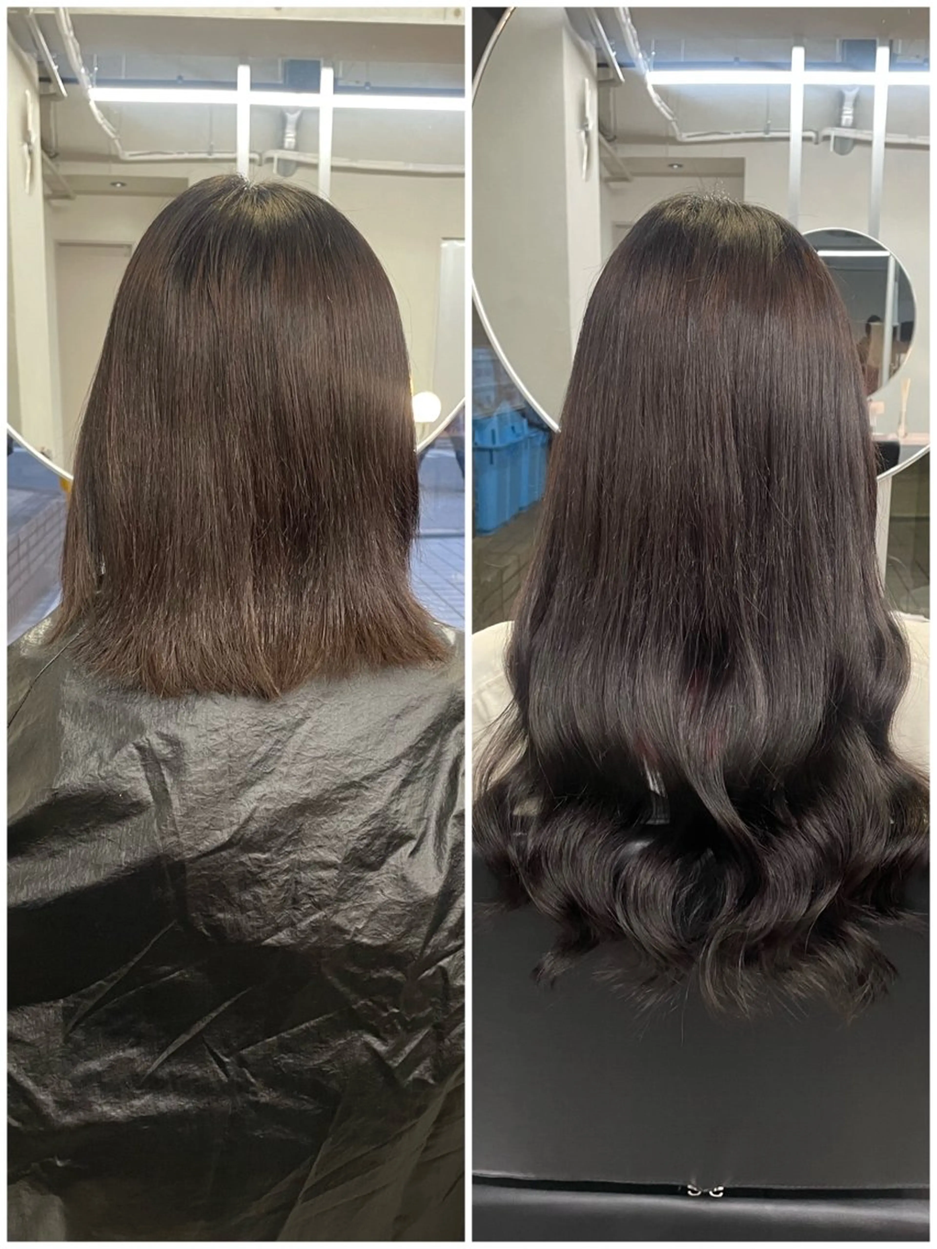 ロング ボブ エクステ ロング エクステ Tint by alo所属・🐰FUMINA🐰 カットモデルのヘアスタイル