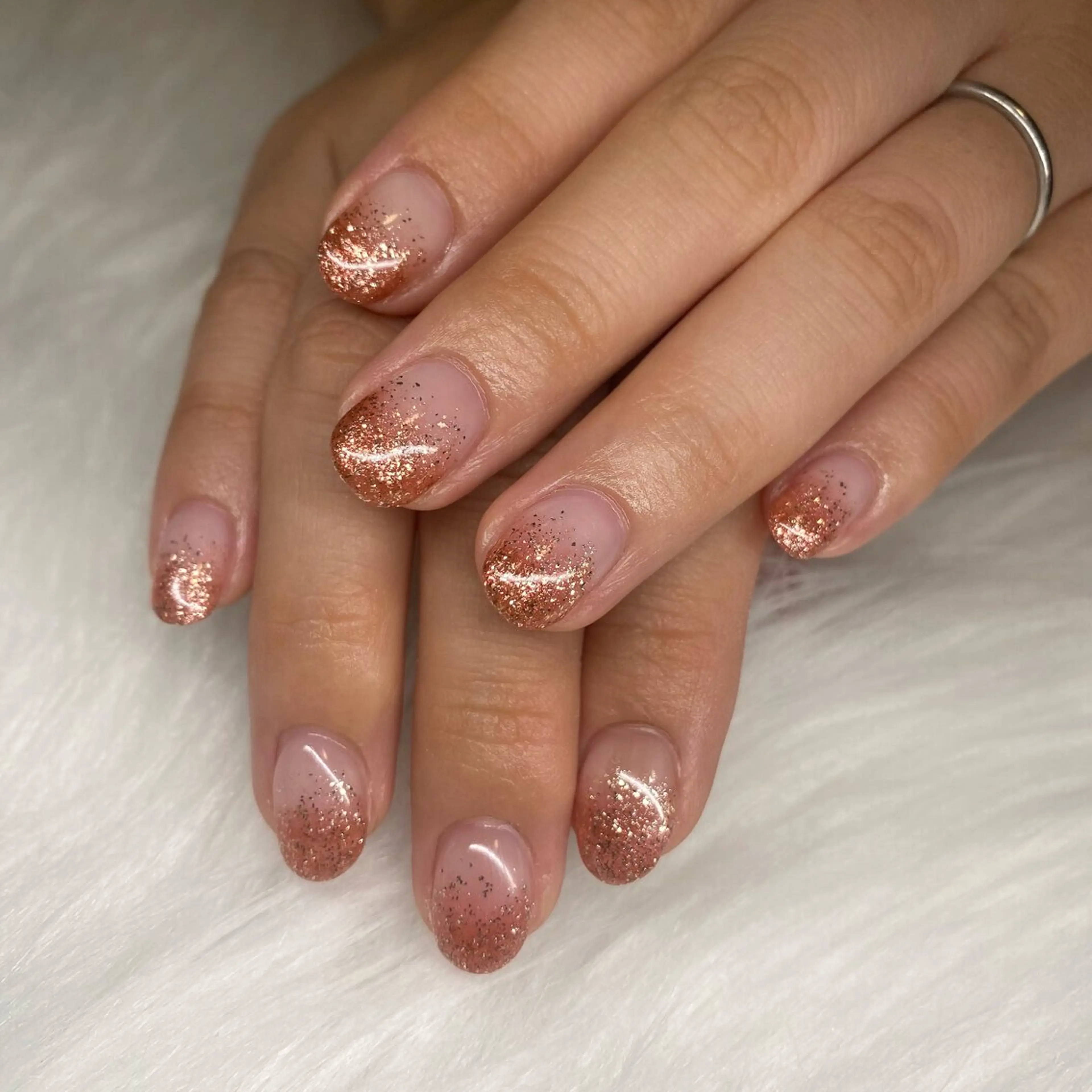 ネイル ラメ(グリッター) ラメグラデーション nail salon milkのネイルデザイン