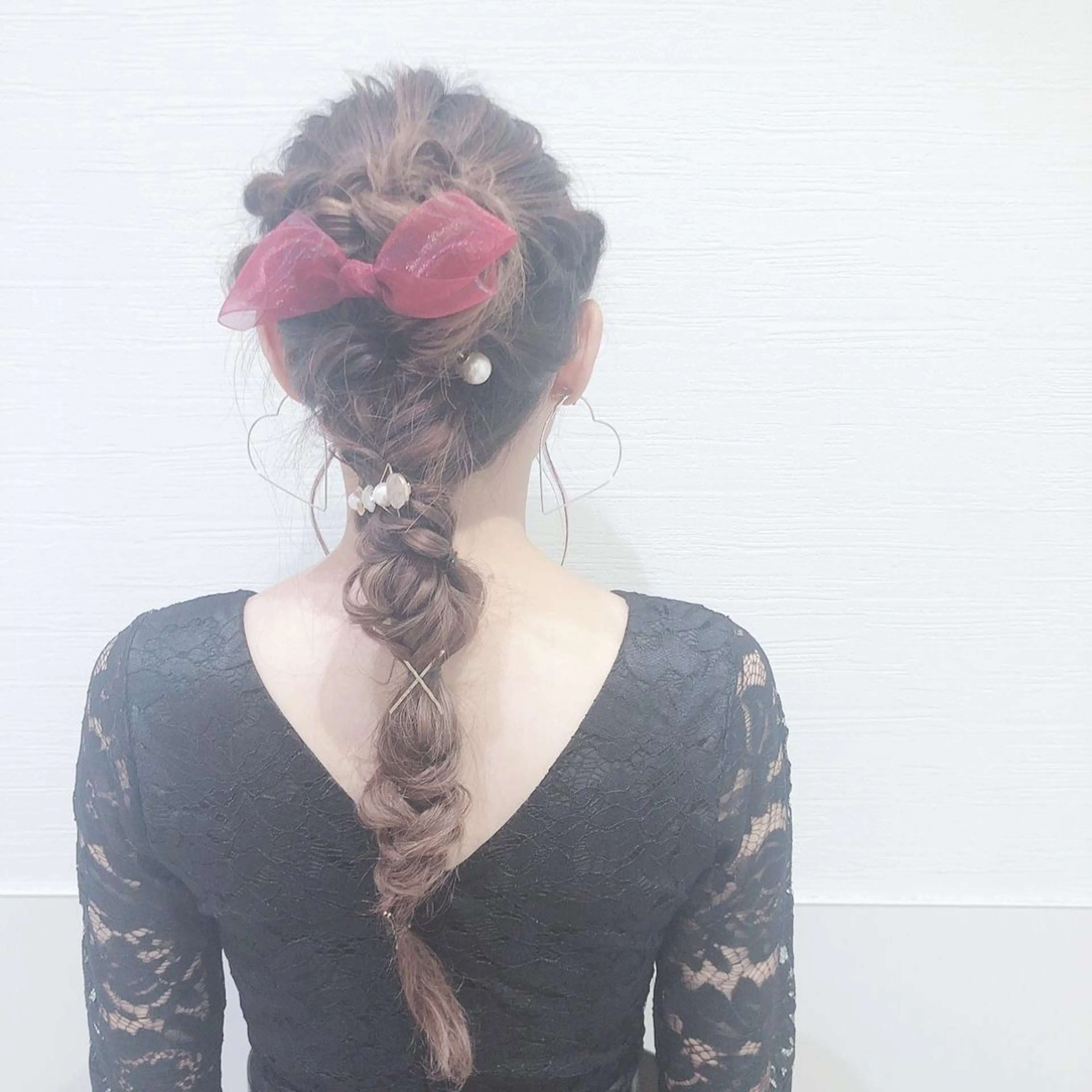 ヘアアレンジ 結婚式・ブライダル Link. 中村真穂のマツエク・マツパデザイン