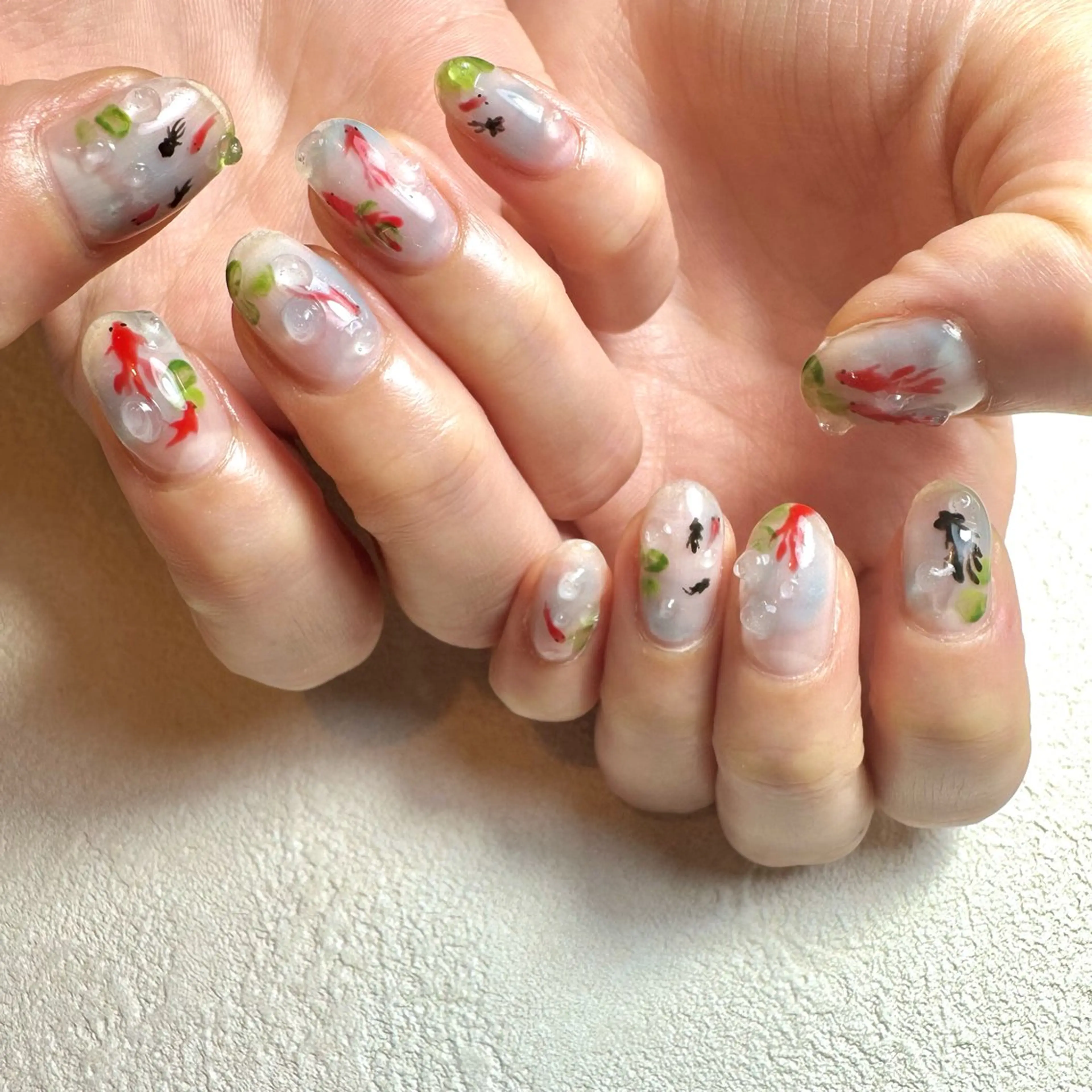 ネイル ハンドネイル フットネイル GéRanium Harukaのネイルデザイン