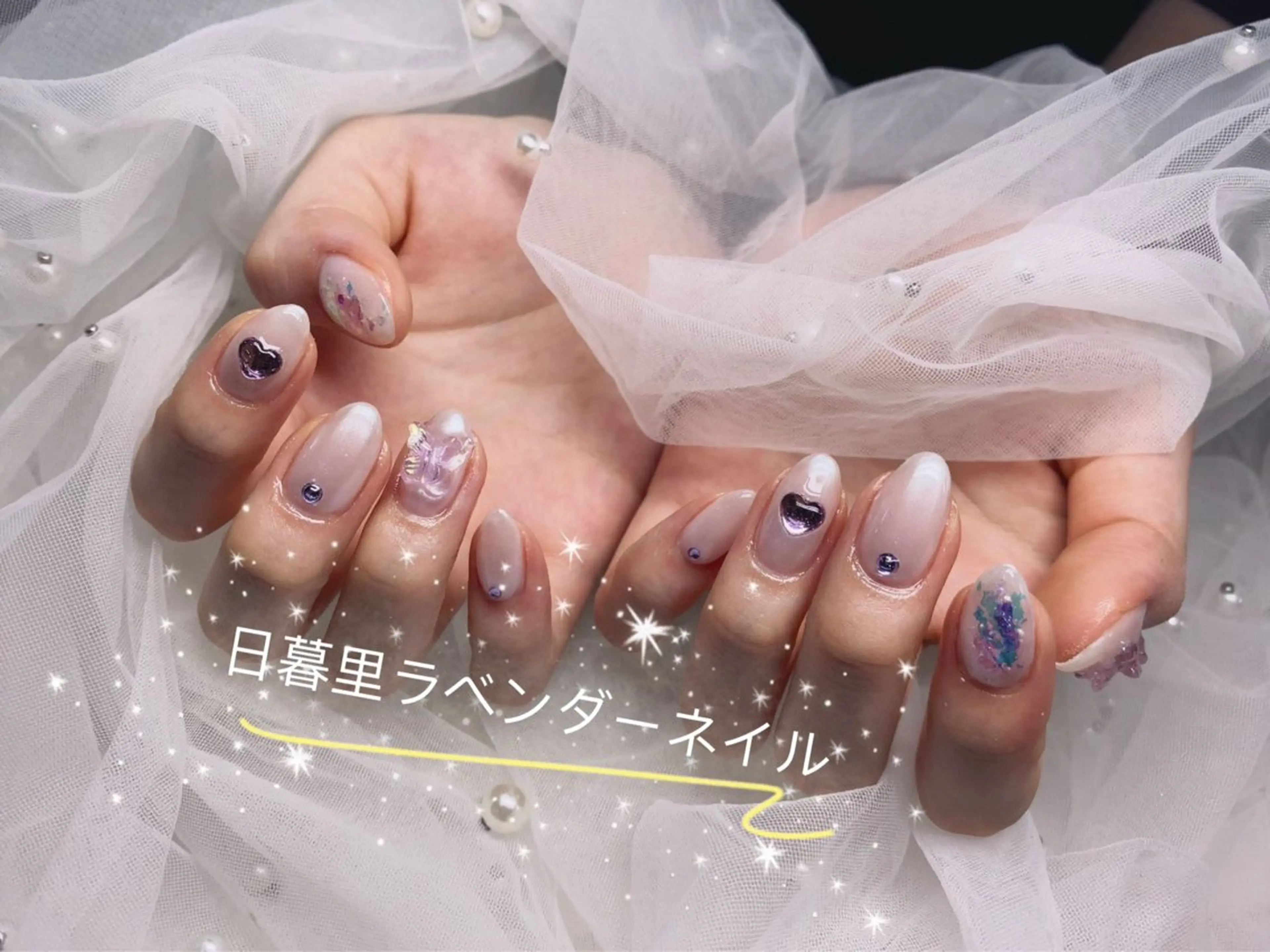 ネイル ラベンダーネイルサロン所属・日暮里♡研修生 チクさん（一同）のネイルデザイン