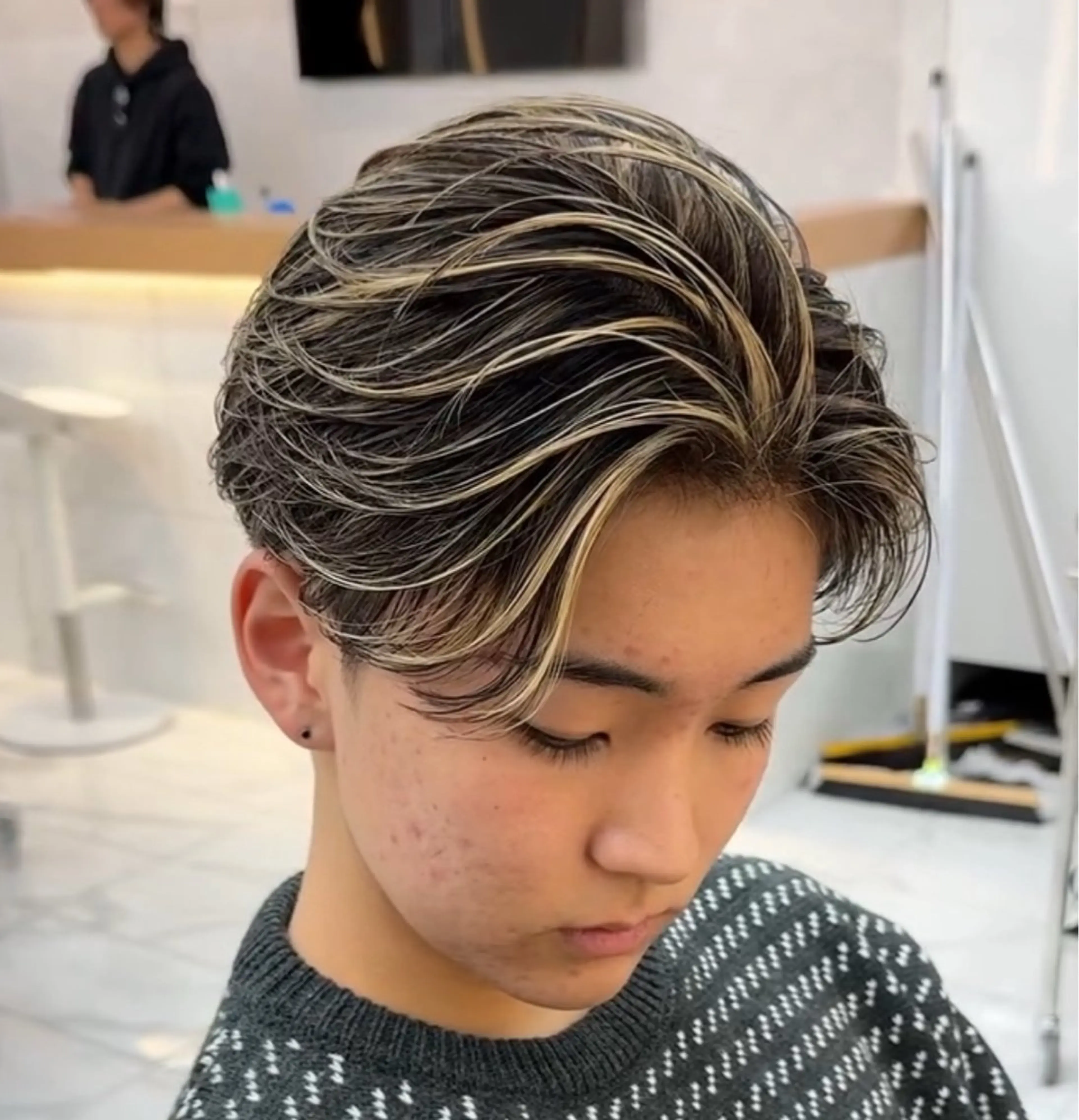 【期間限定】骨格似合わせカット＋メッシュキャップハイライトの写真