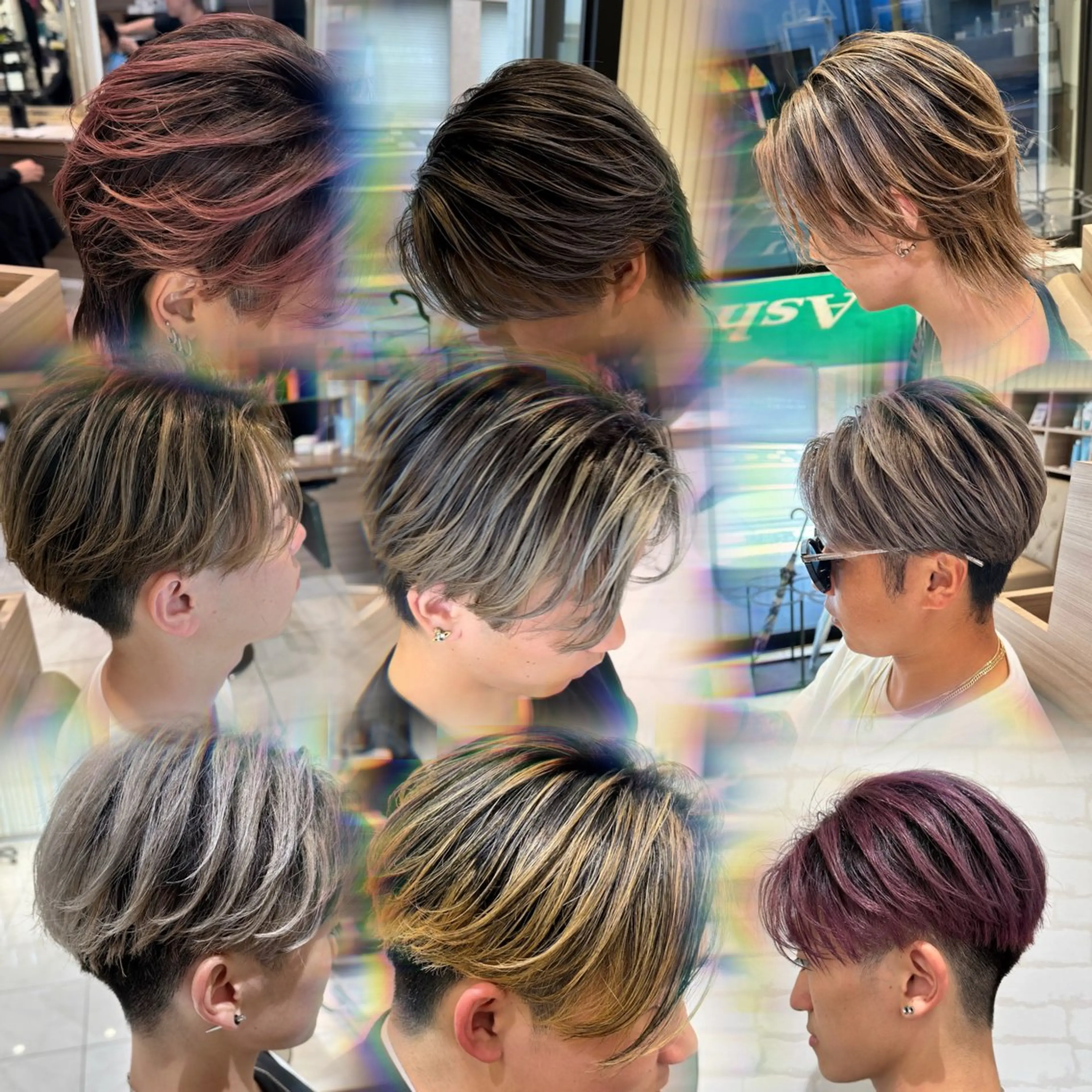 カラー メンズ カット ヘアカラー IwAsh中山所属・✂︎中山ブリーチ・ パーマ✂︎露木智也のヘアスタイル