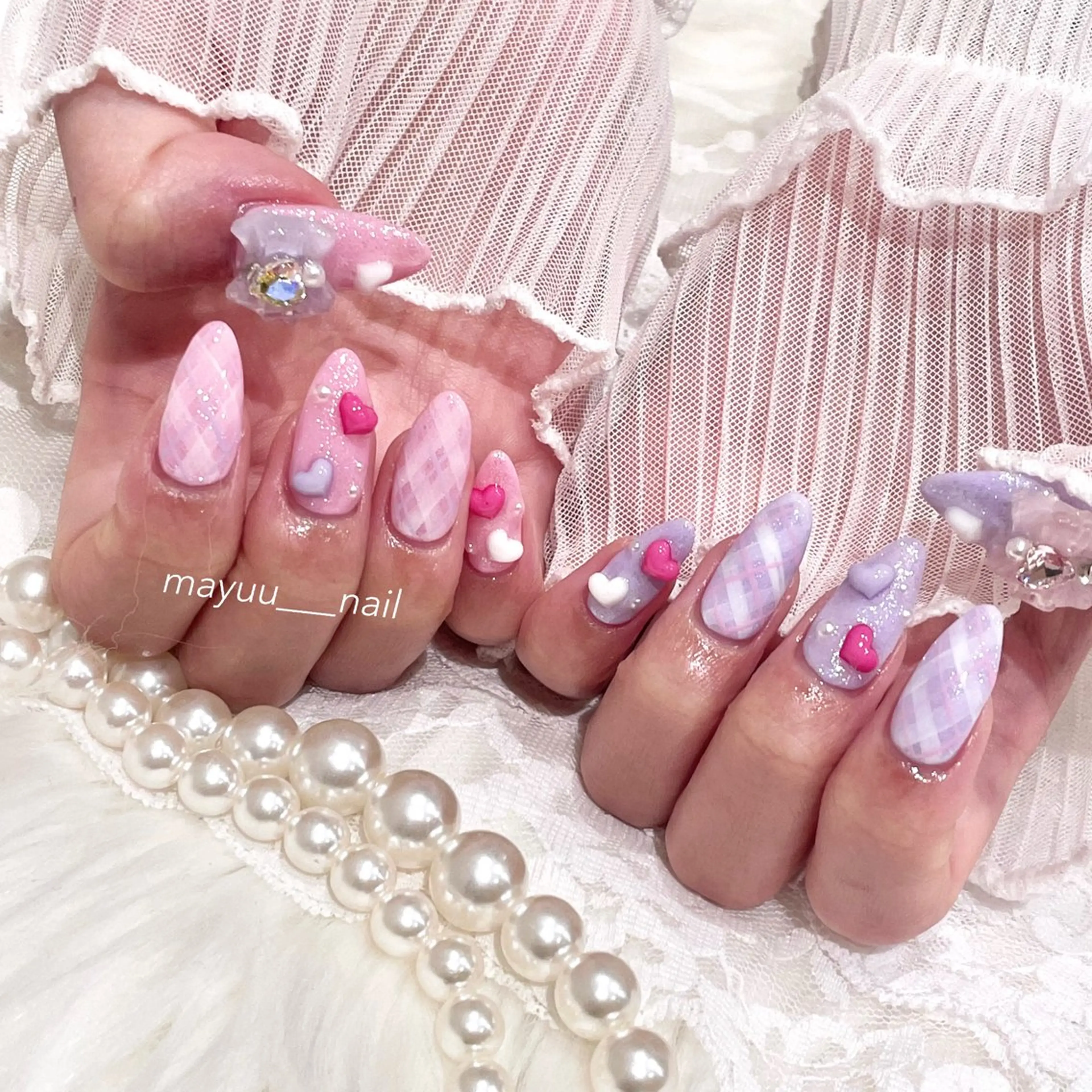 ネイル 🎀 Mayu 🎀痛ネイルのネイルデザイン