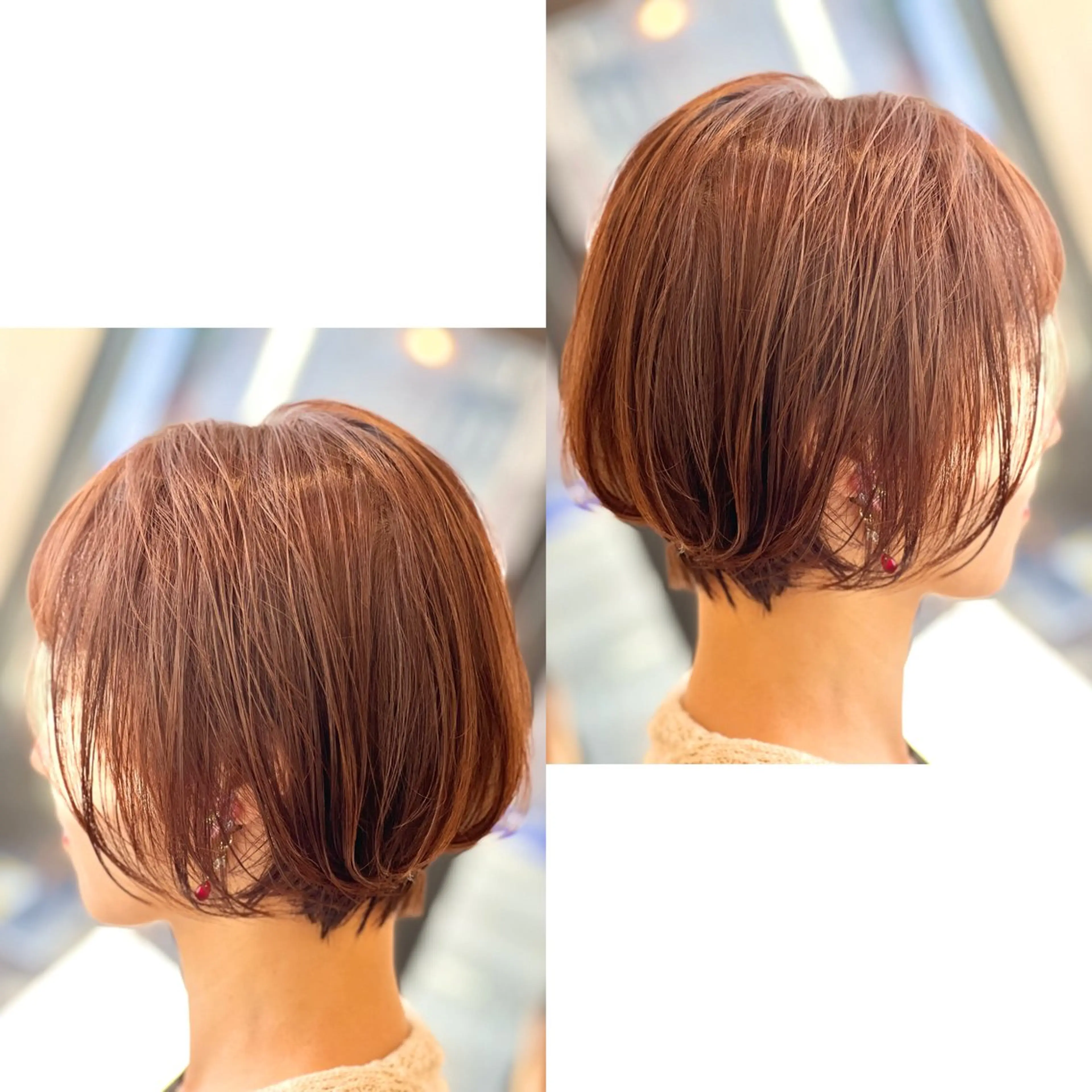 ショート カラー カット ヘアカラー トリートメント Realme  京都四条烏丸ドゥエby  yk所属・小塚 耀介✂︎ ショートボブ特化のヘアスタイル