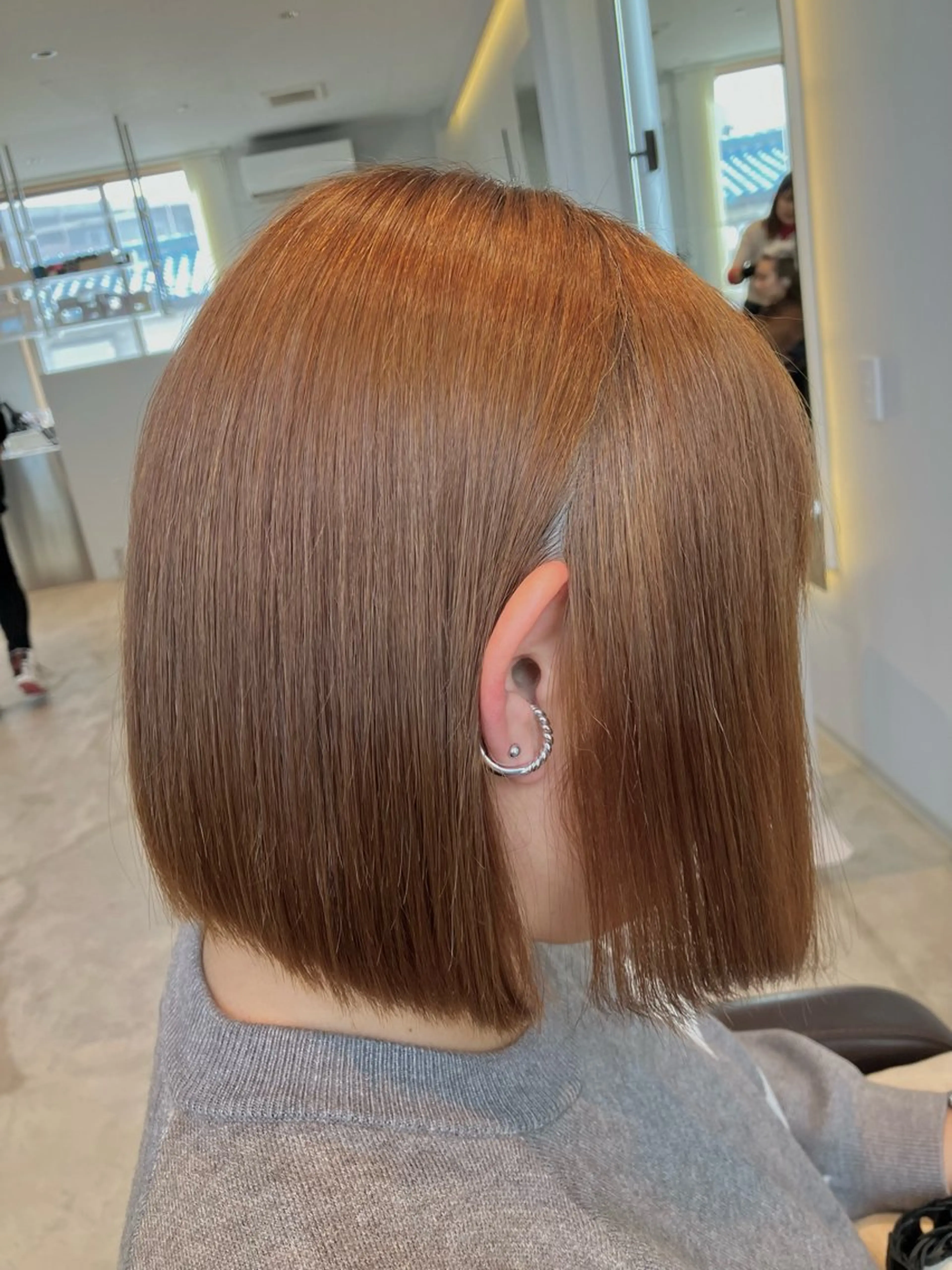 ショート ワンレンボブ ボブ 似合わせカット OCHIAI KEISUKEのヘアスタイル