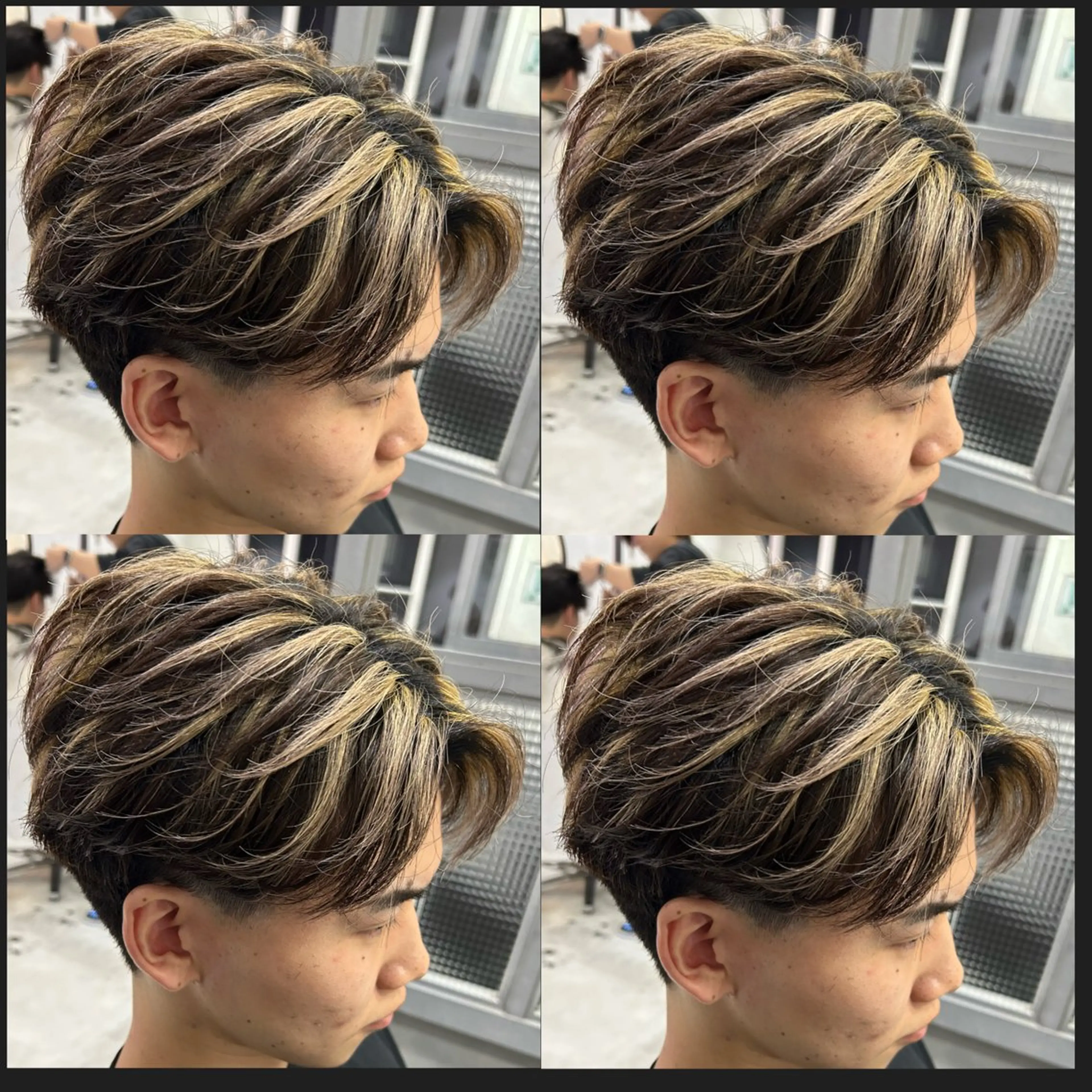 ショート カラー パーマ ヘアアレンジ メンズ カット ヘアカラー トリートメント 🔥メンズパーマ特 化🔥渡辺一翔🔥のヘアスタイル