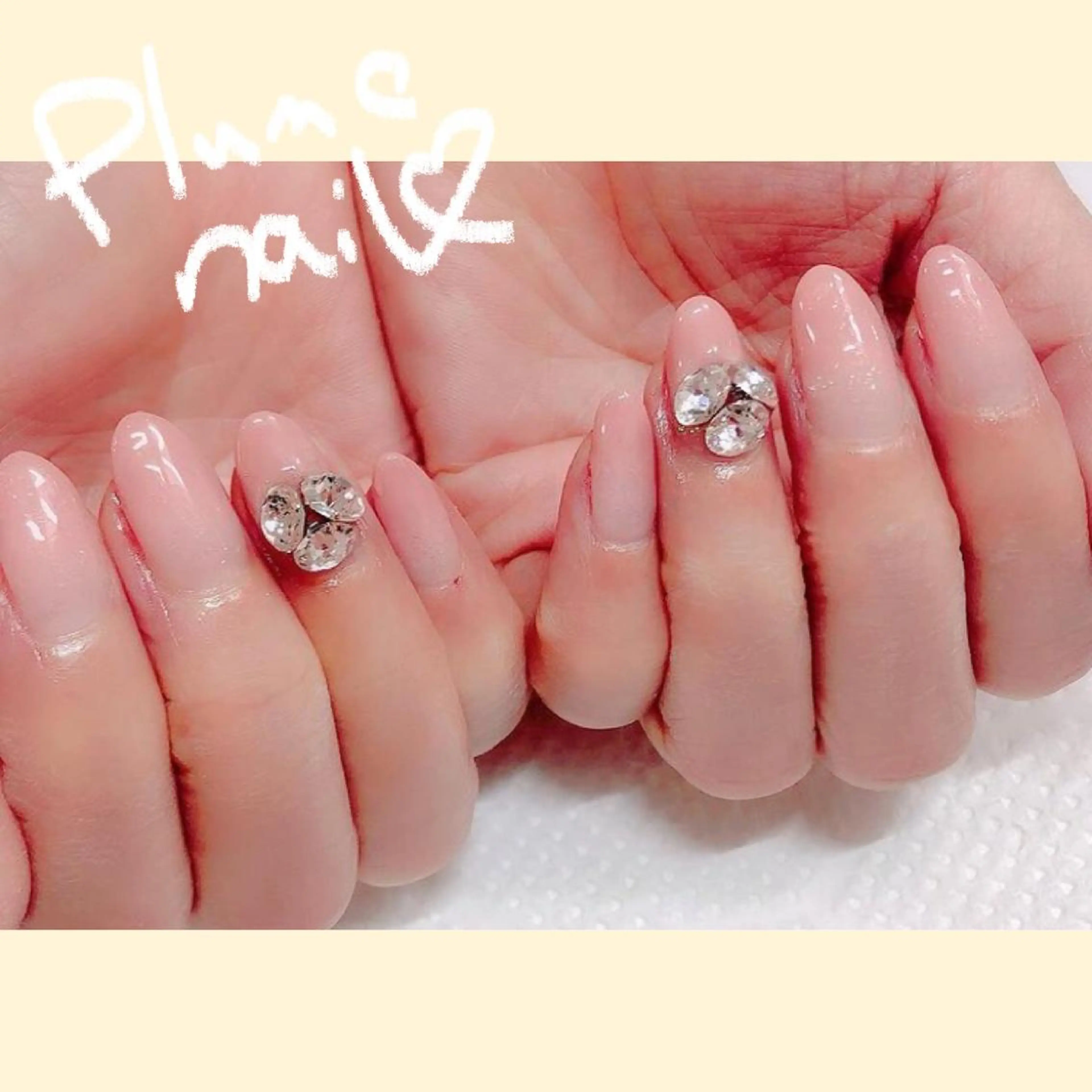 ネイル アートネイル キラキラネイル 韓国ネイル オフィスネイル 春ネイル ハンドネイル plume nail ☆韓国ネイルのネイルデザイン