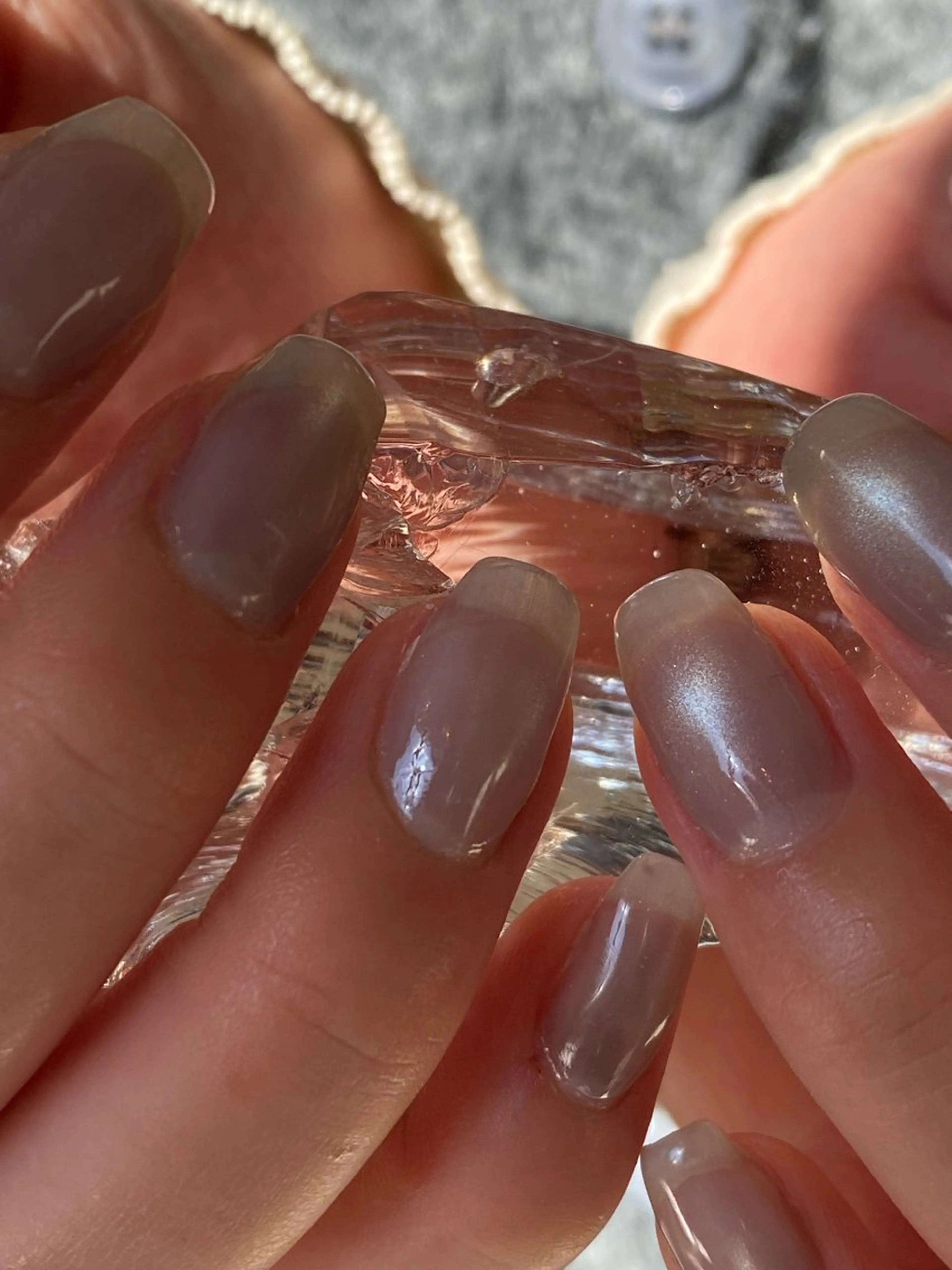 ネイル マグネットネイル 冬ネイル lino所属・lino 宝塚店のネイルデザイン