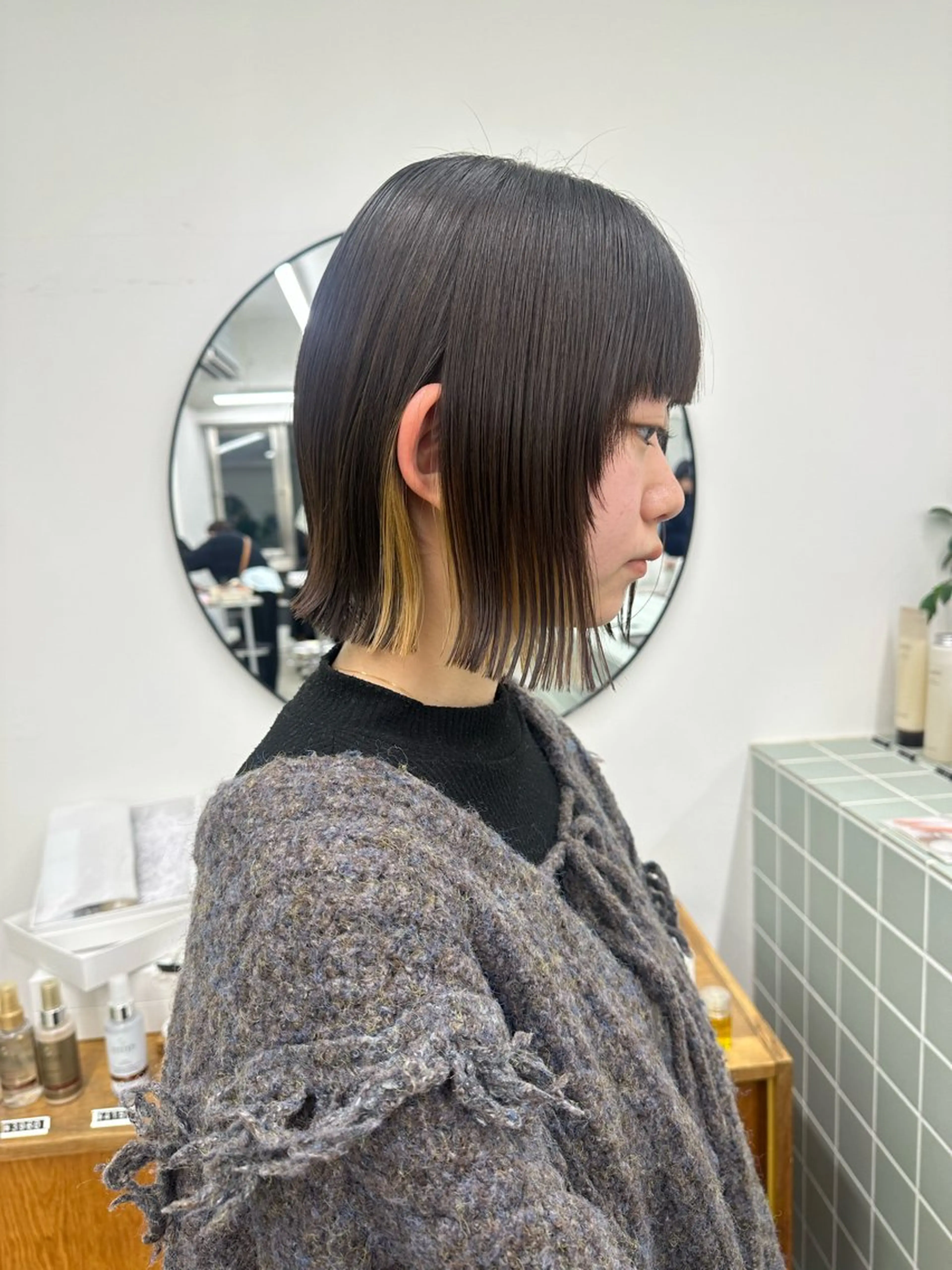 ミディアム カラー 【sica】 nanaのヘアスタイル