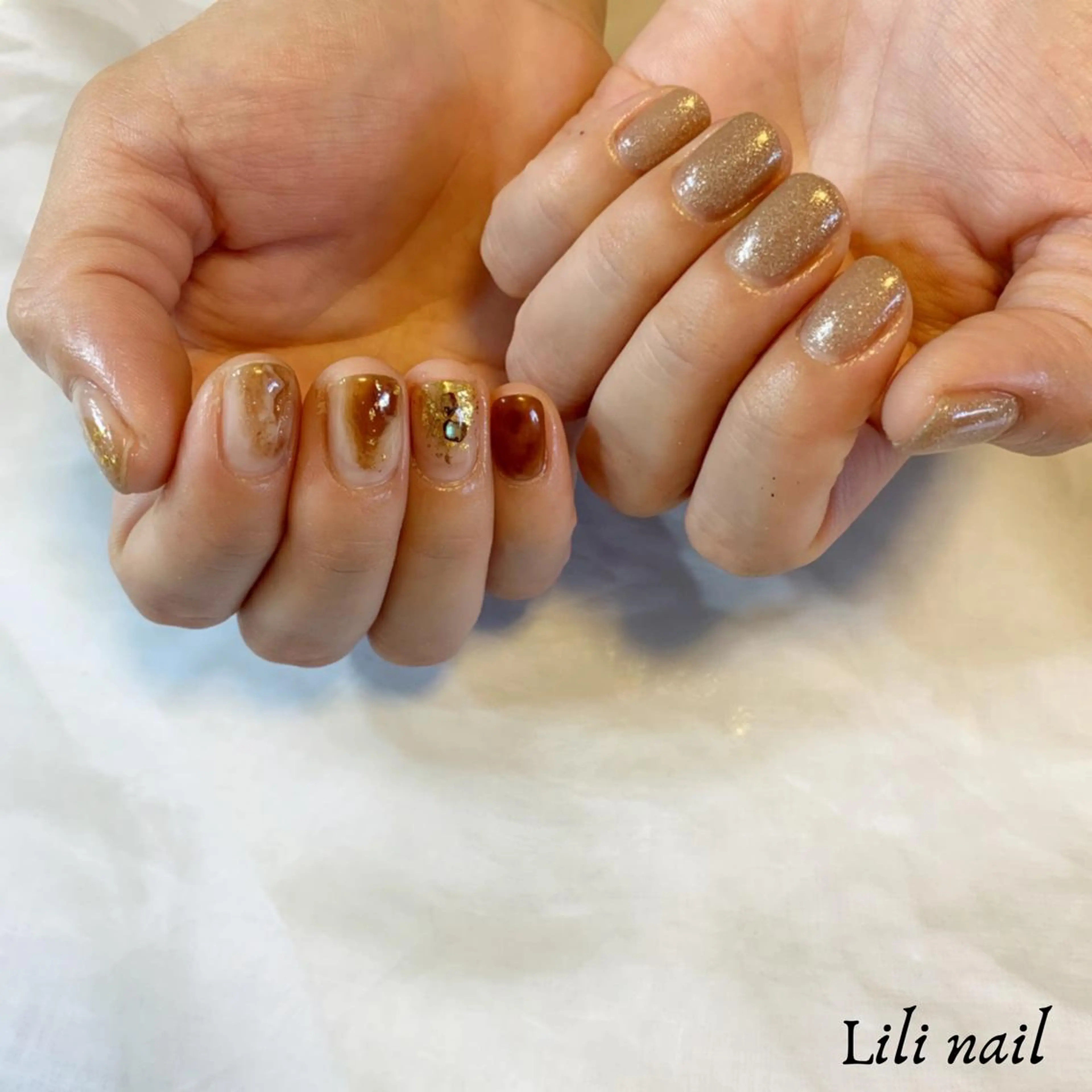 ショート ネイル ハンドネイル Lili beauty salon所属・Lilibeauty salonのネイルデザイン