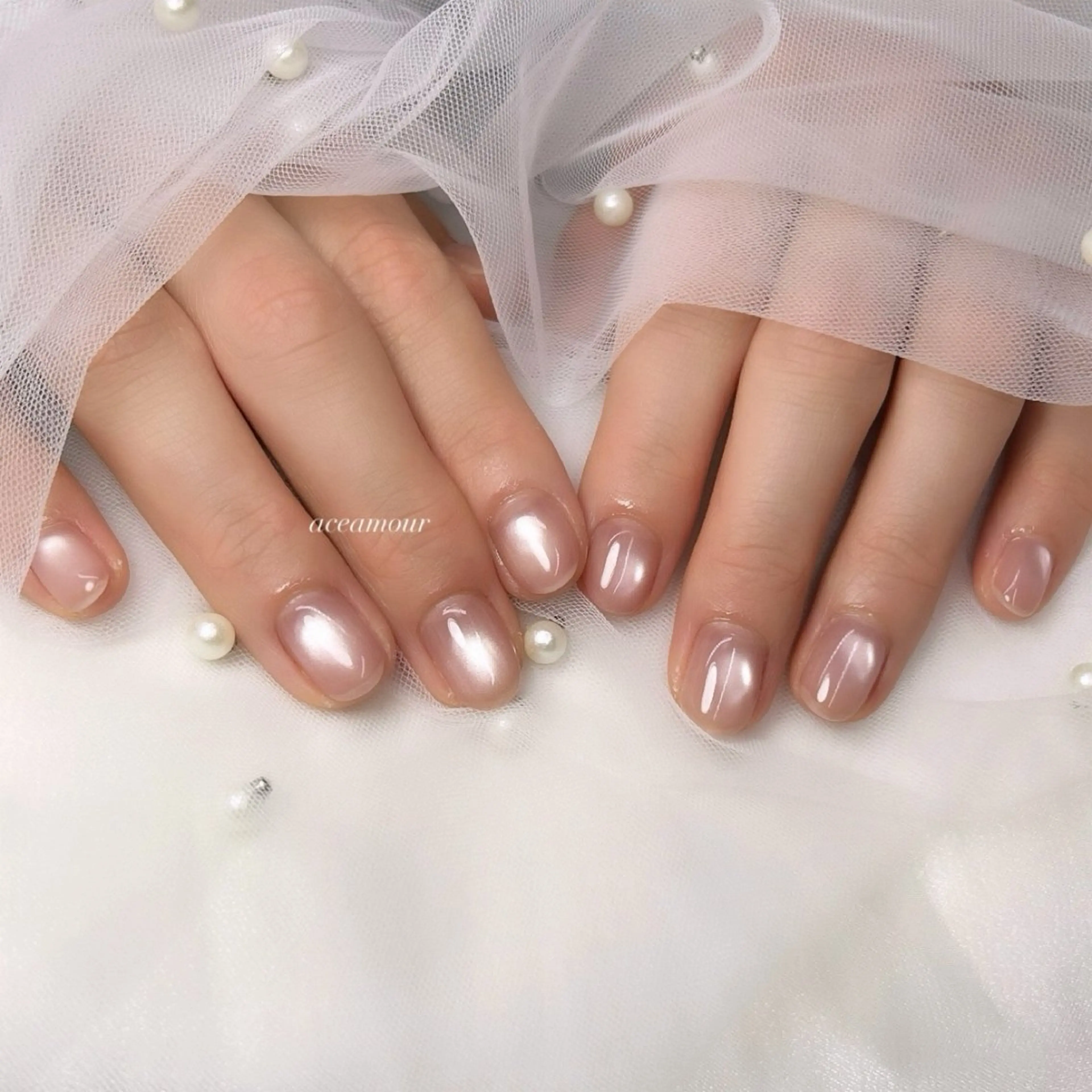 ネイル ハンドネイル ネイル/耳つぼ /新ホワイトニングのネイルデザイン