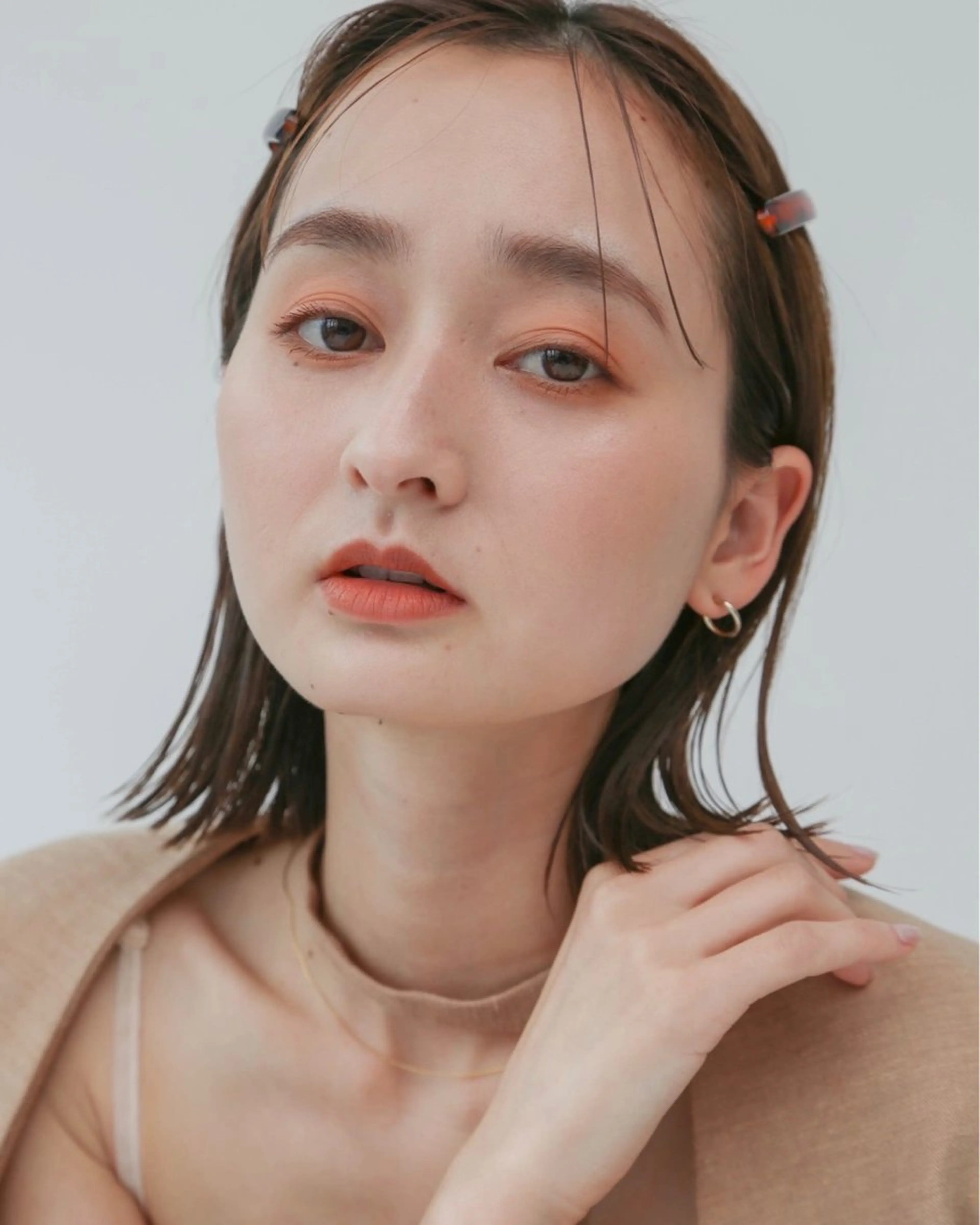 ロング カラー ヘアアレンジ 似合わせカット maoブリーチ無し 似合わせカラーのヘアスタイル