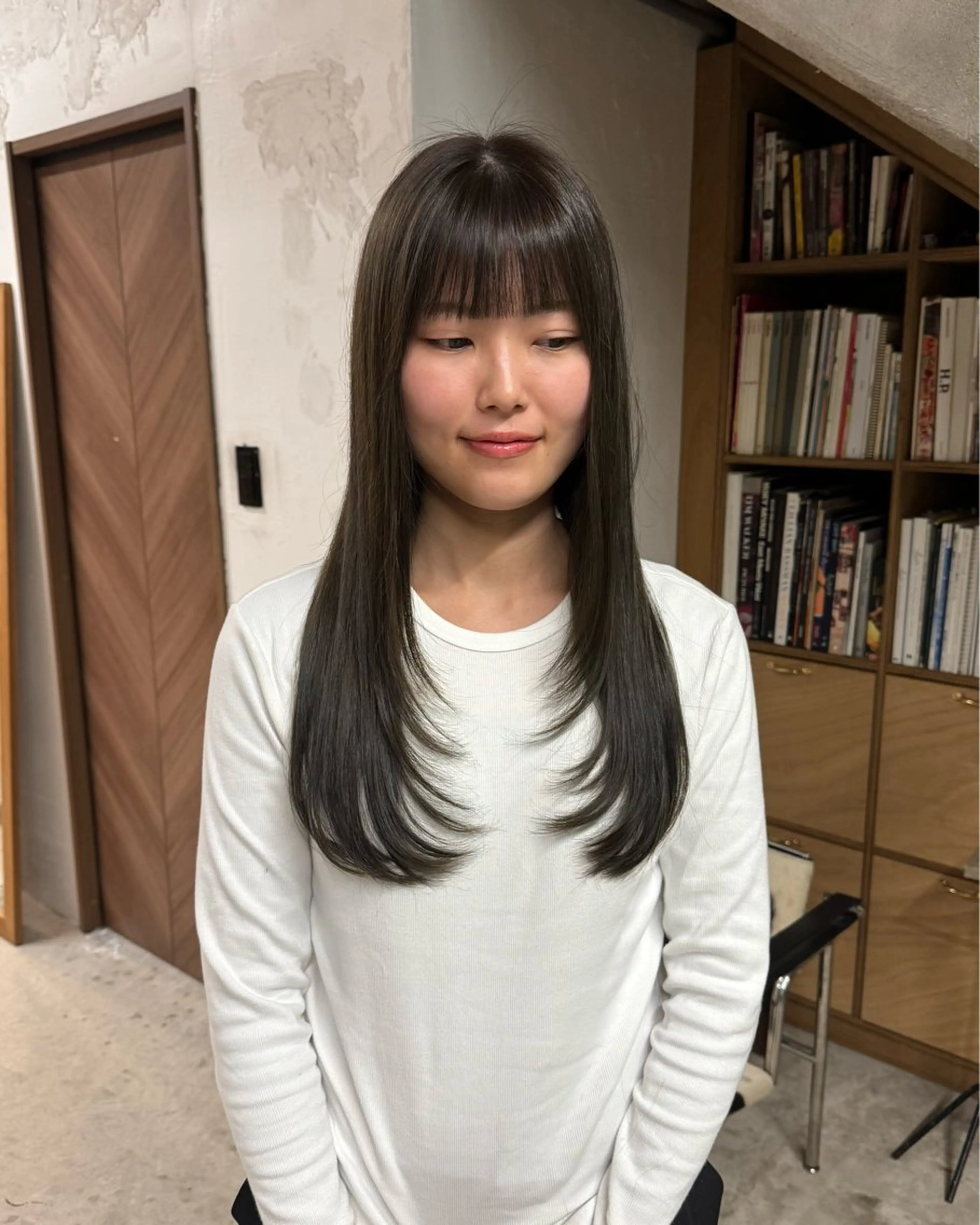 ロング カット amy.所属・amy.館澤 鮎奈のヘアスタイル