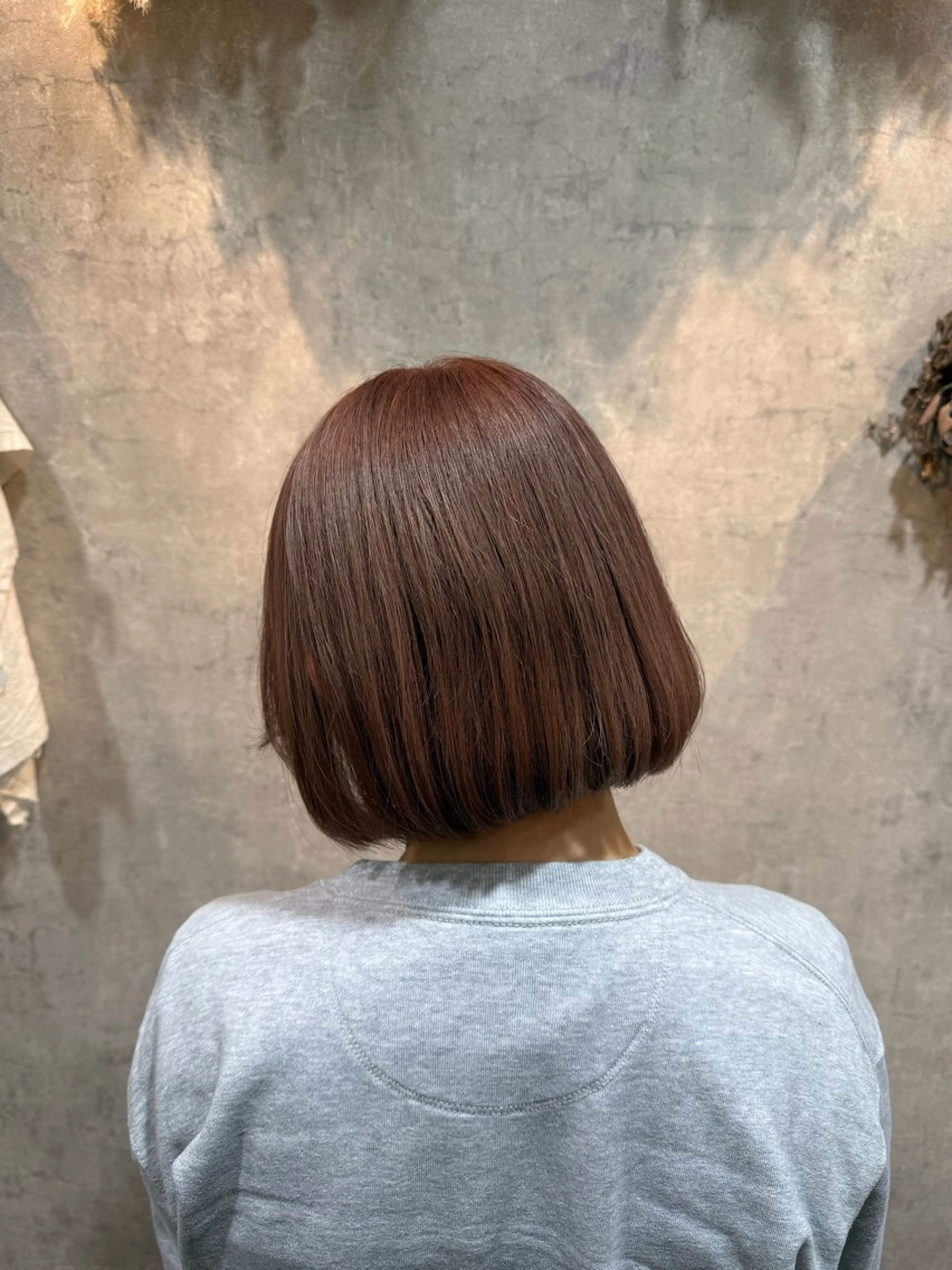 カラー ベージュカラー ピンクカラー ピンクベージュ ヘアカラー 松本 希愛のヘアスタイル