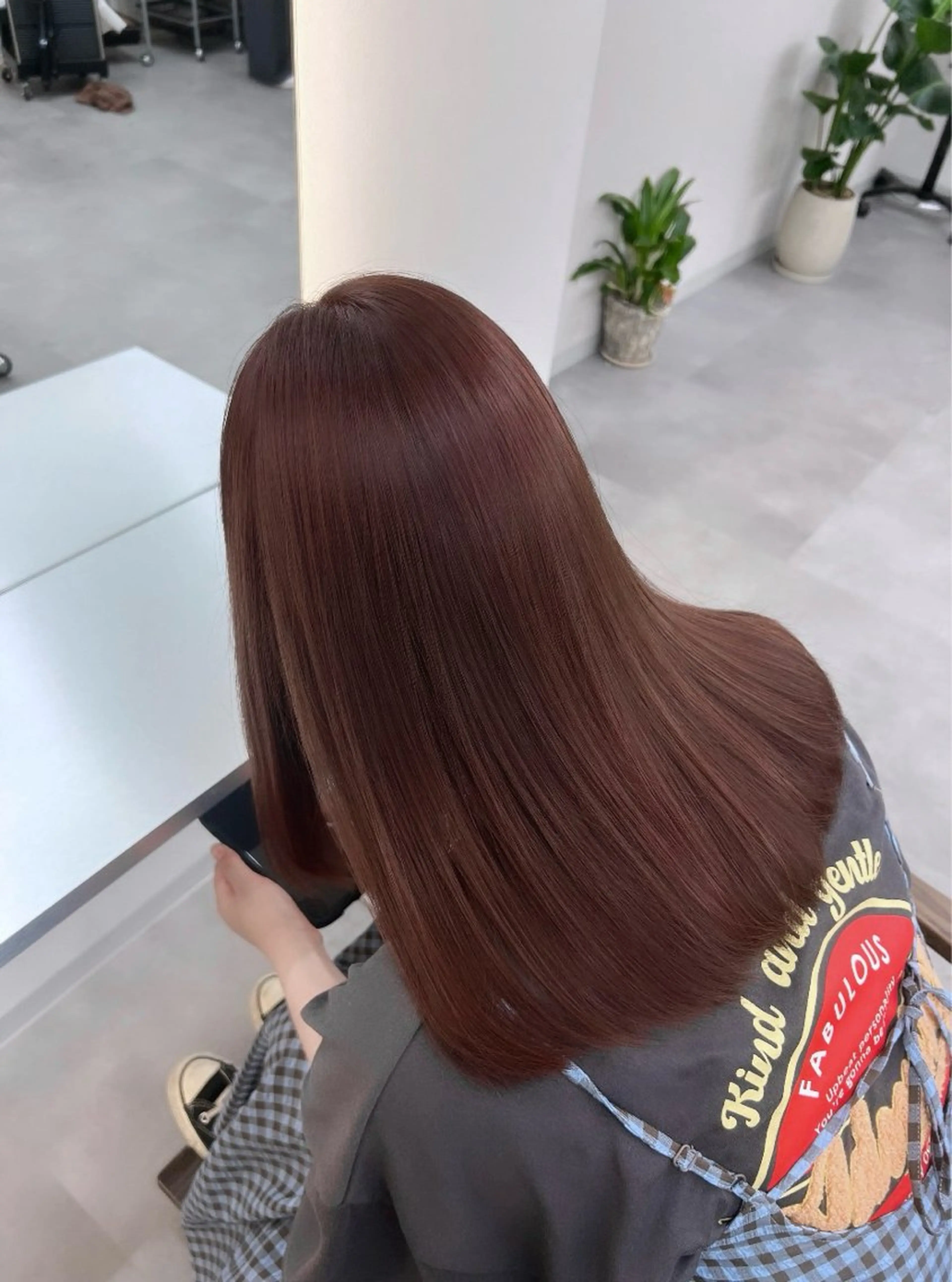 セミロング RIENS Xrea nanamiのヘアスタイル