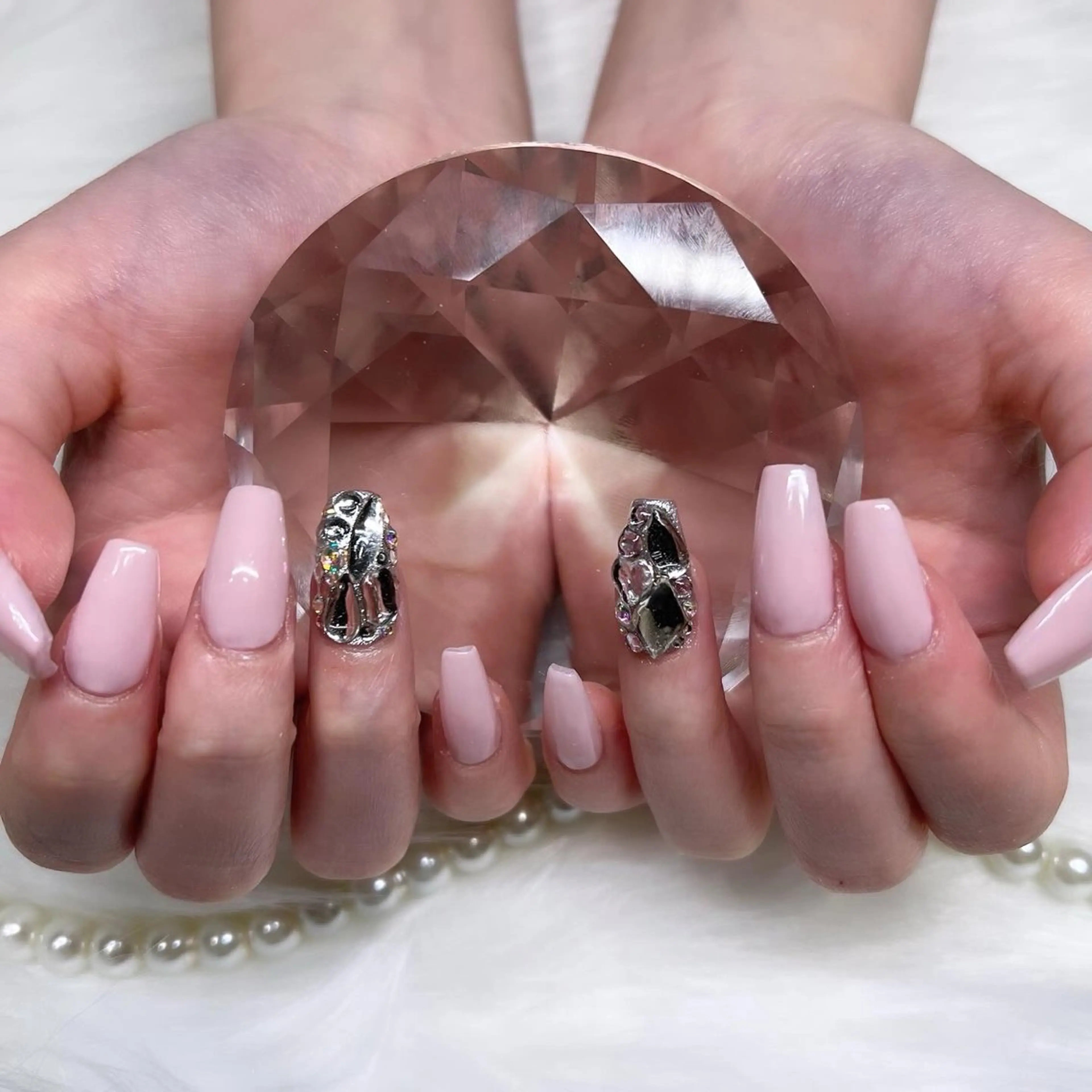 ネイル ワンカラーネイル スカルプネイル ハンドネイル Kobayashi Komugiのネイルデザイン