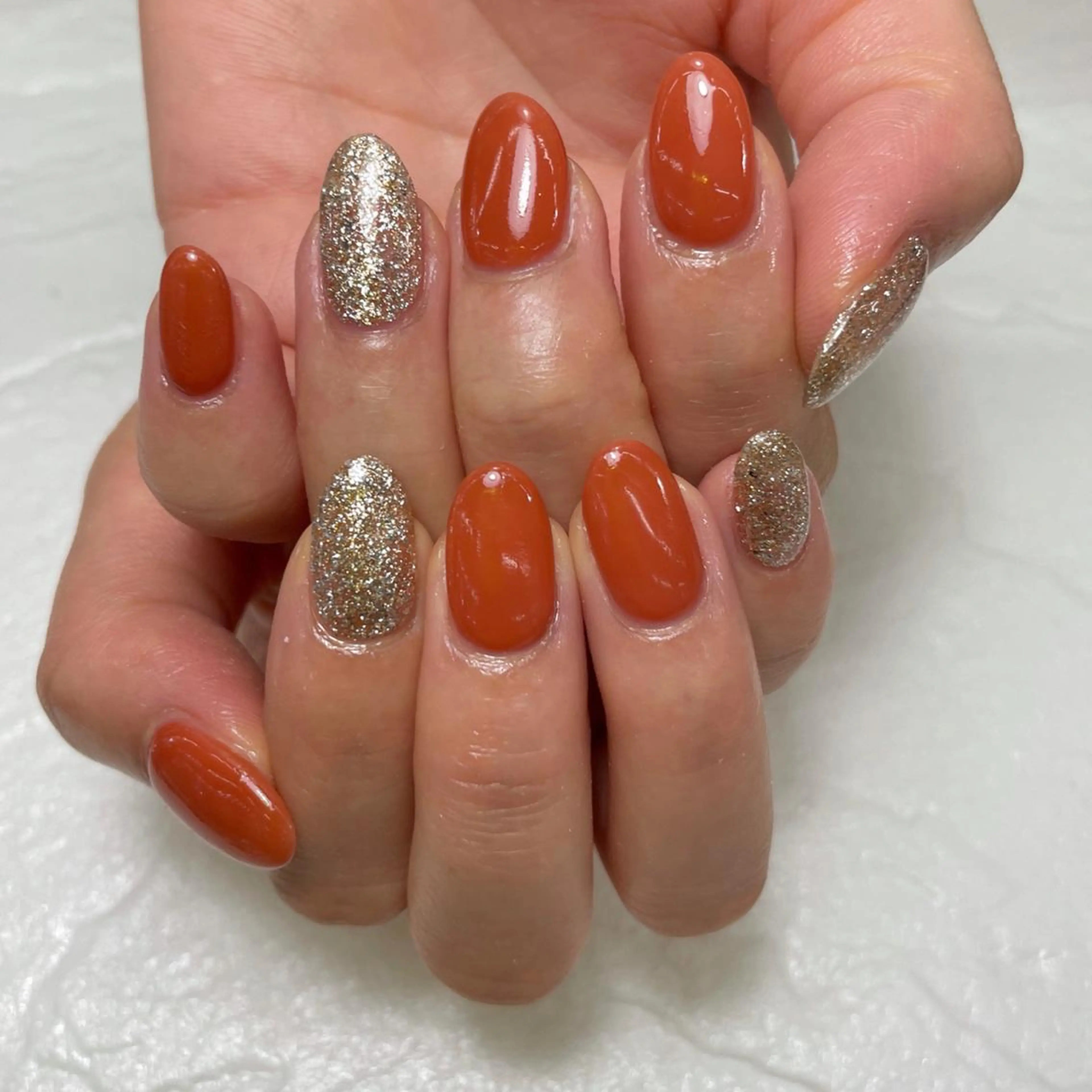 ネイル 持ち込み ワンカラーネイル Nail Blue512所属・Nailist MINORIのネイルデザイン