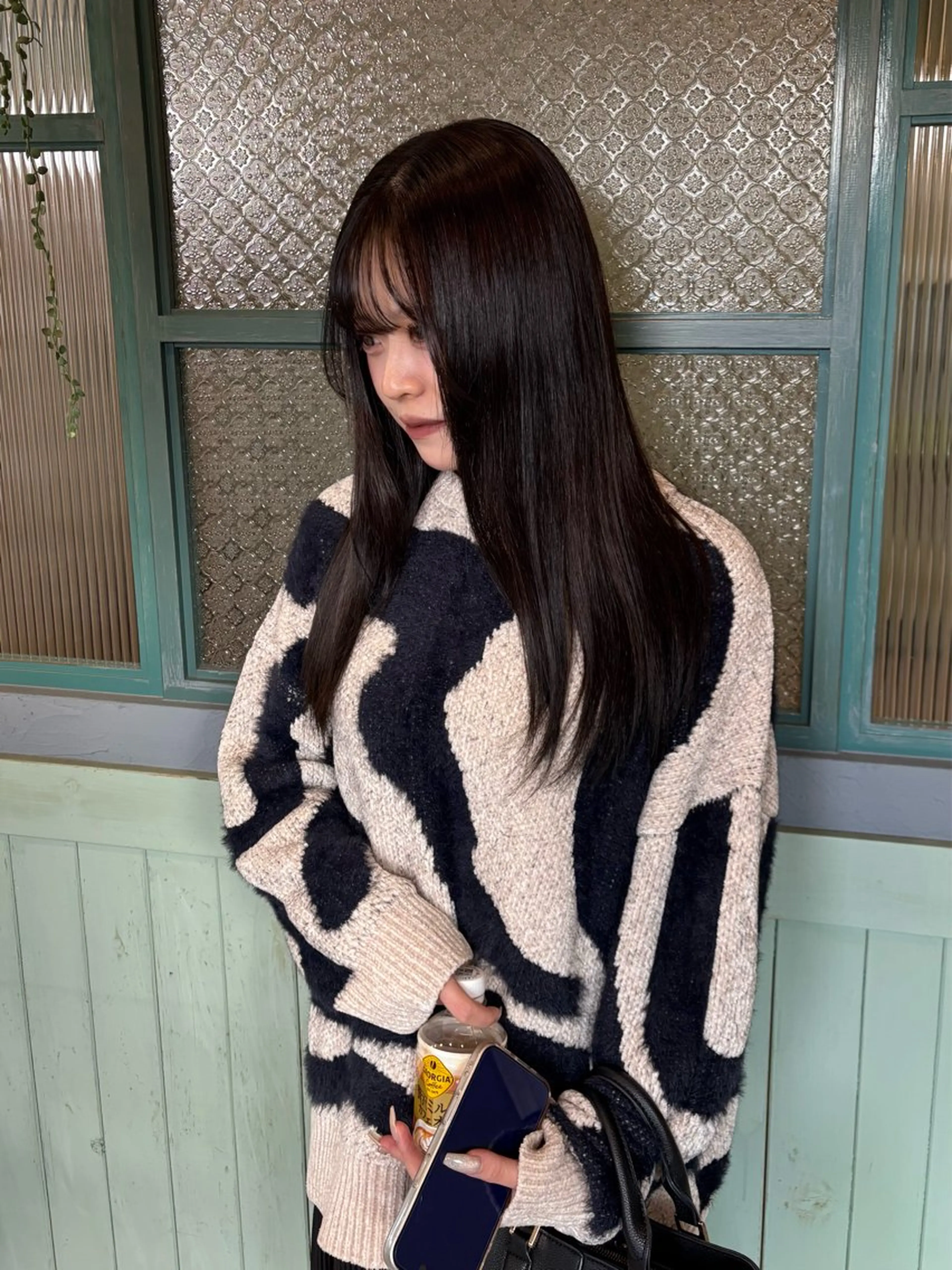 【【再来店の方限定】平日限定】【お好きなお時間ご相談】🐺髪質改善ストレート➕カラー🐺の写真