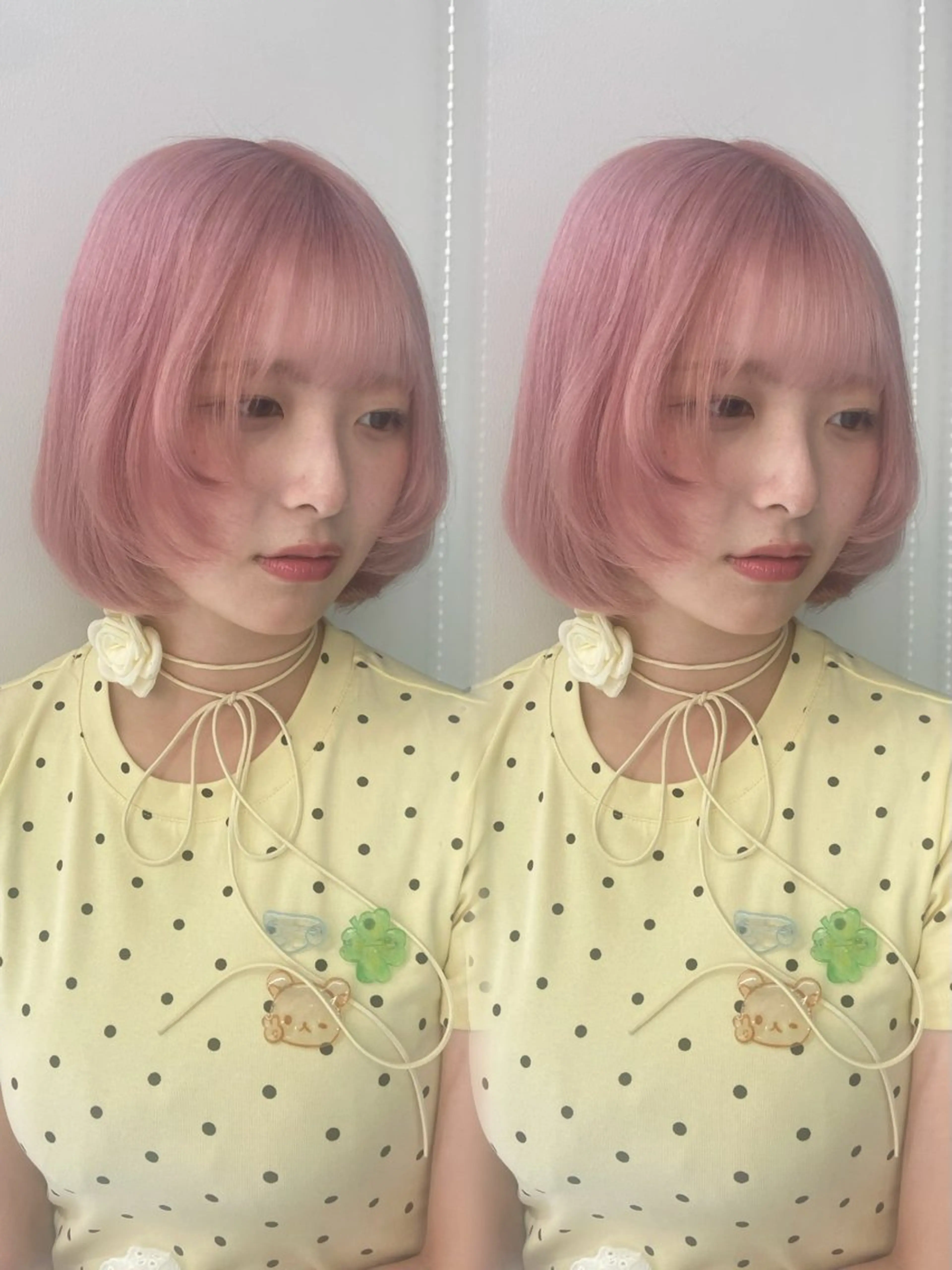 🍓ケアブリーチ🍓【Wカラー】ブリーチ1回（ケアブリーチ）＋カラー1回の写真